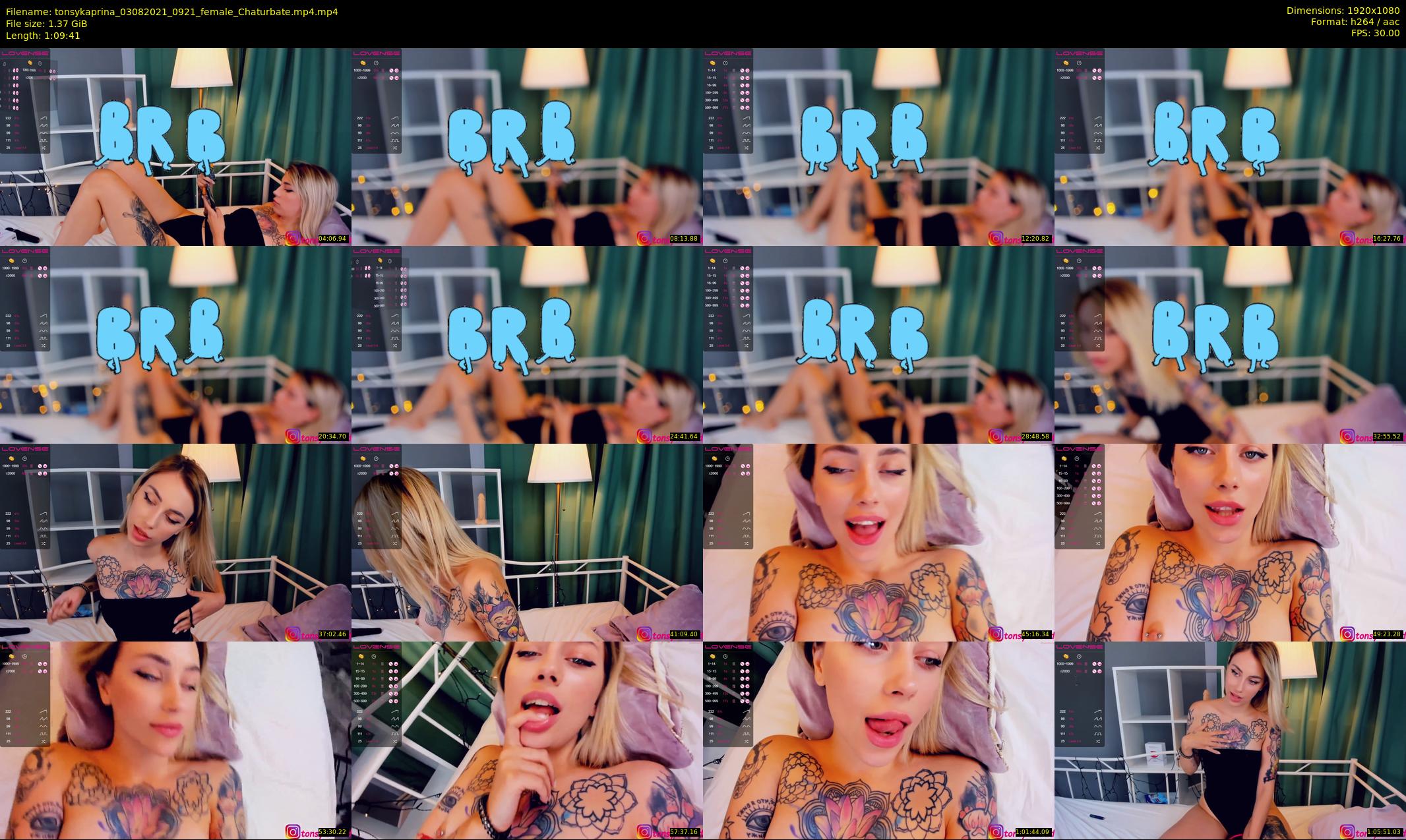 tonsykaprina — 70 minute Chaturbate couple cam show recording, 1080p, Aug 3, 2021
