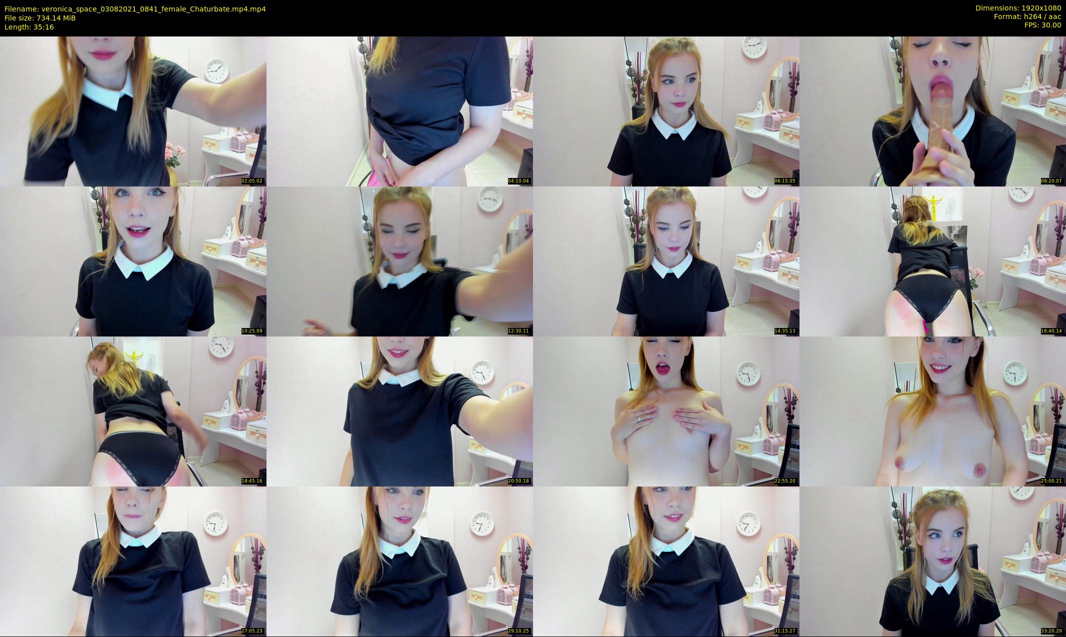 veronica_space — 36 minute Chaturbate female cam show recording, 1080p, Aug 3, 2021