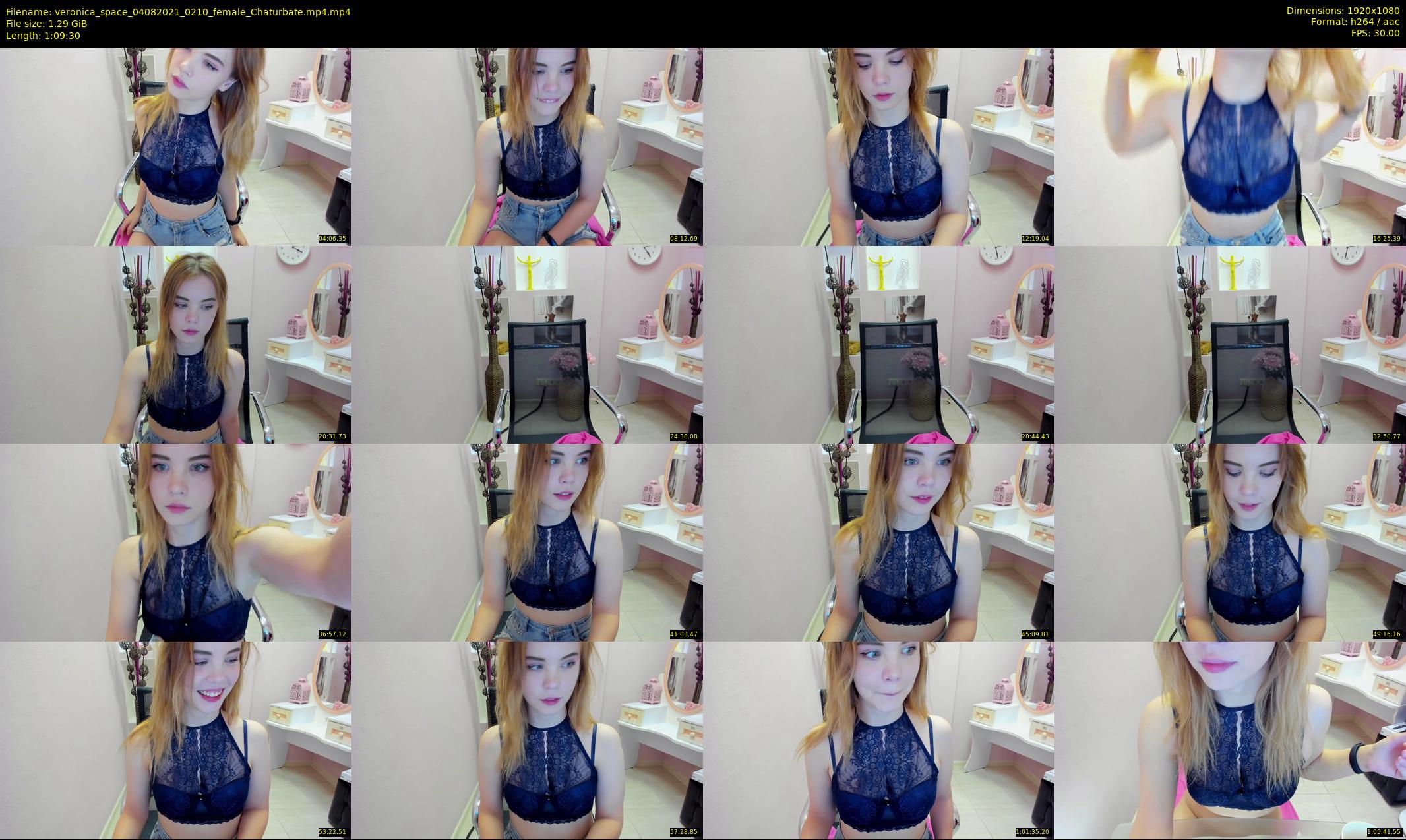 veronica_space — 70 minute Chaturbate female cam show recording, 1080p, Aug 4, 2021