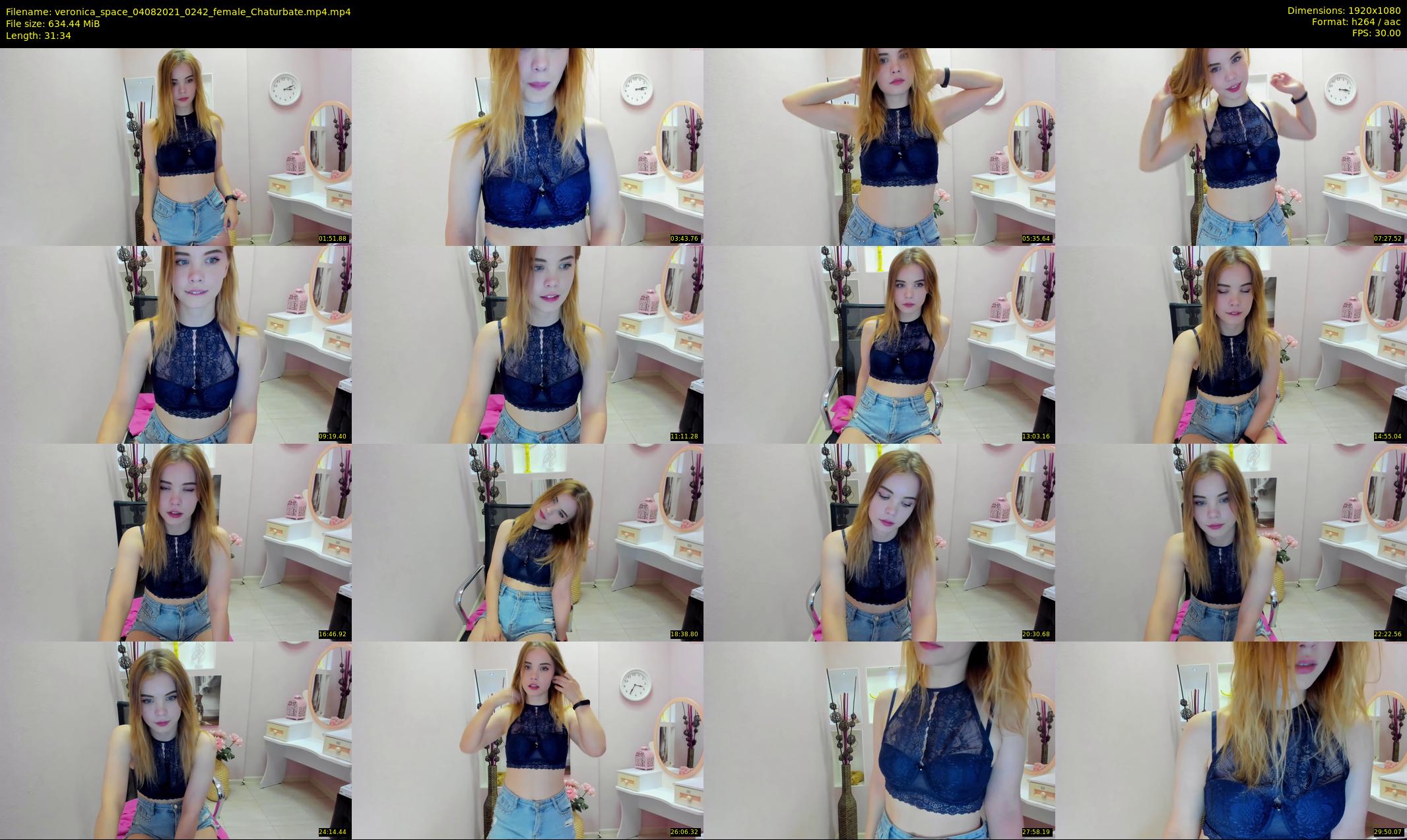 veronica_space — 32 minute Chaturbate female cam show recording, 1080p, Aug 4, 2021