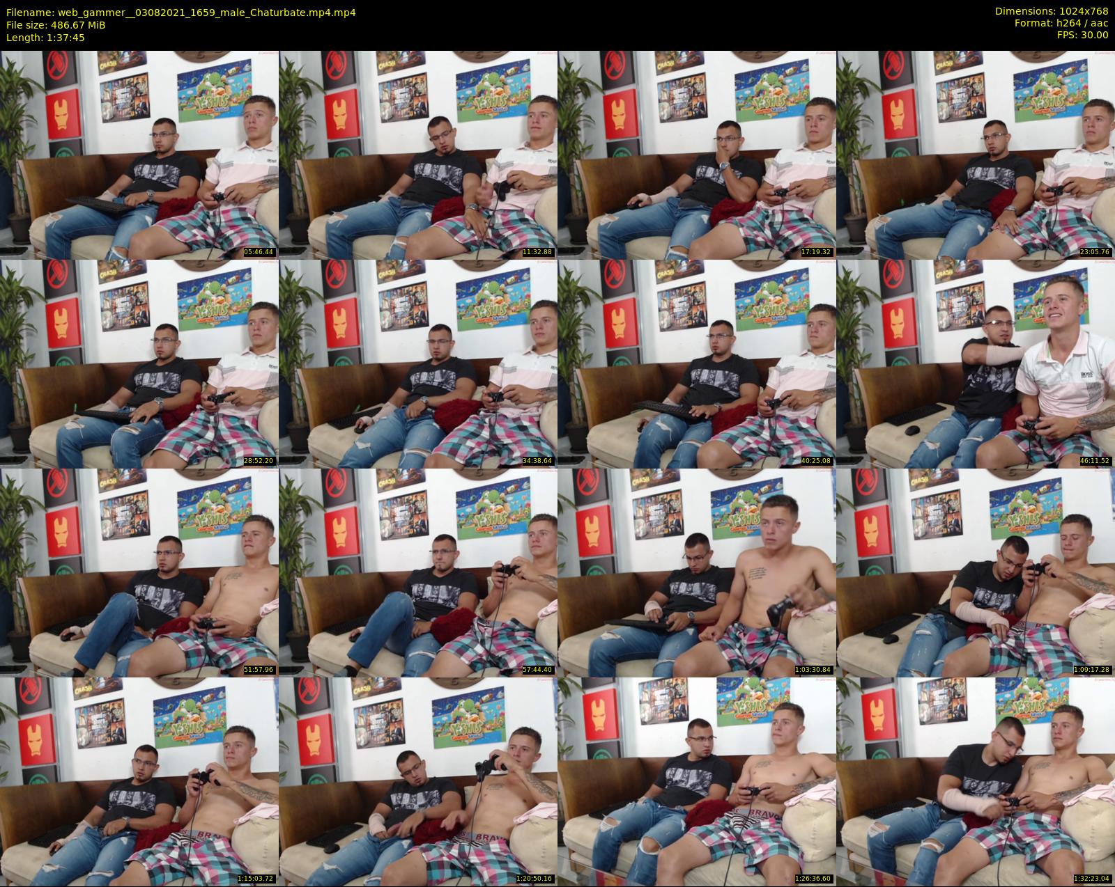 web_gammer_ — 98 minute Chaturbate male cam show recording, 720p, Aug 3, 2021