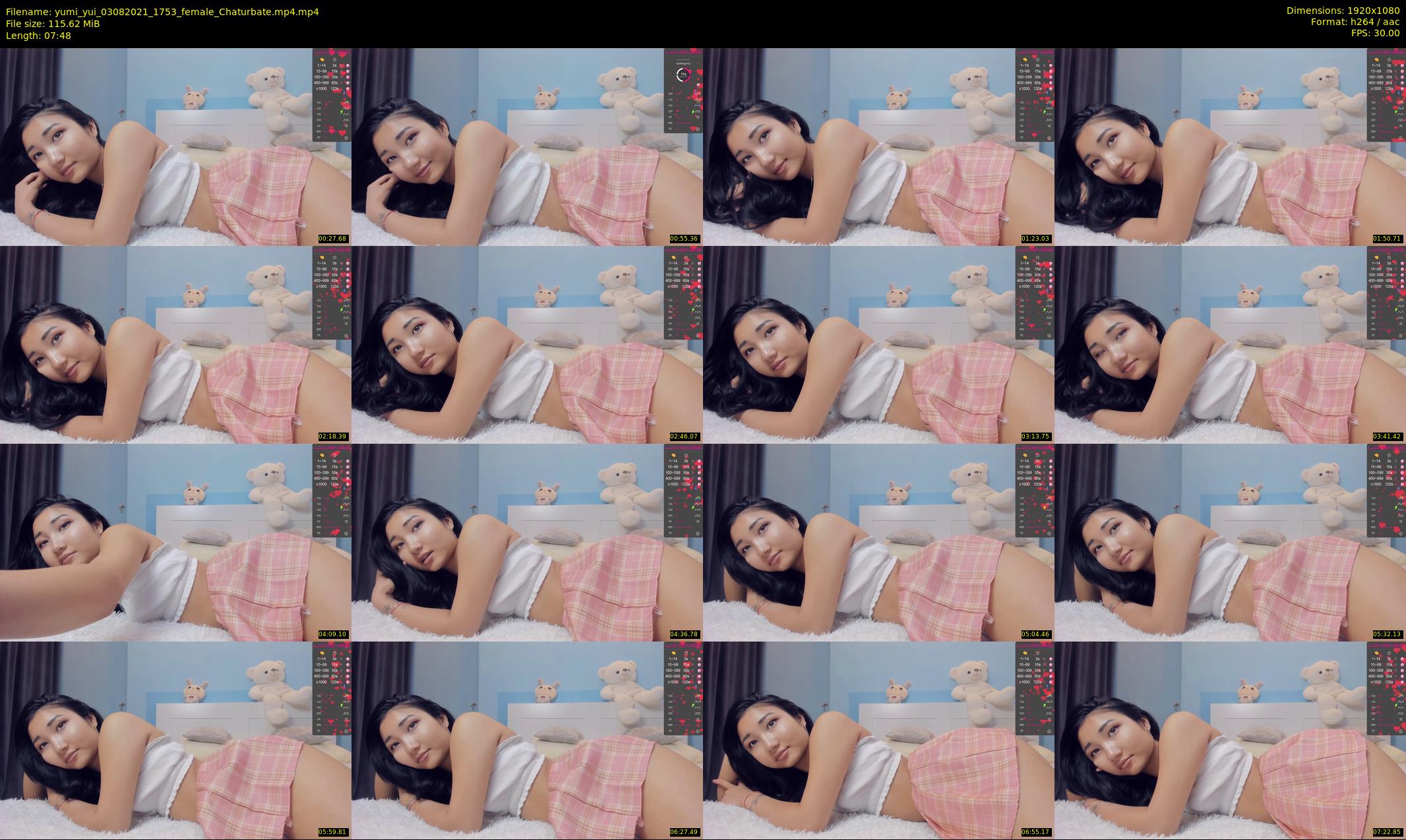 yumi_yui — 8 minute Chaturbate female cam show recording, 1080p, Aug 3, 2021