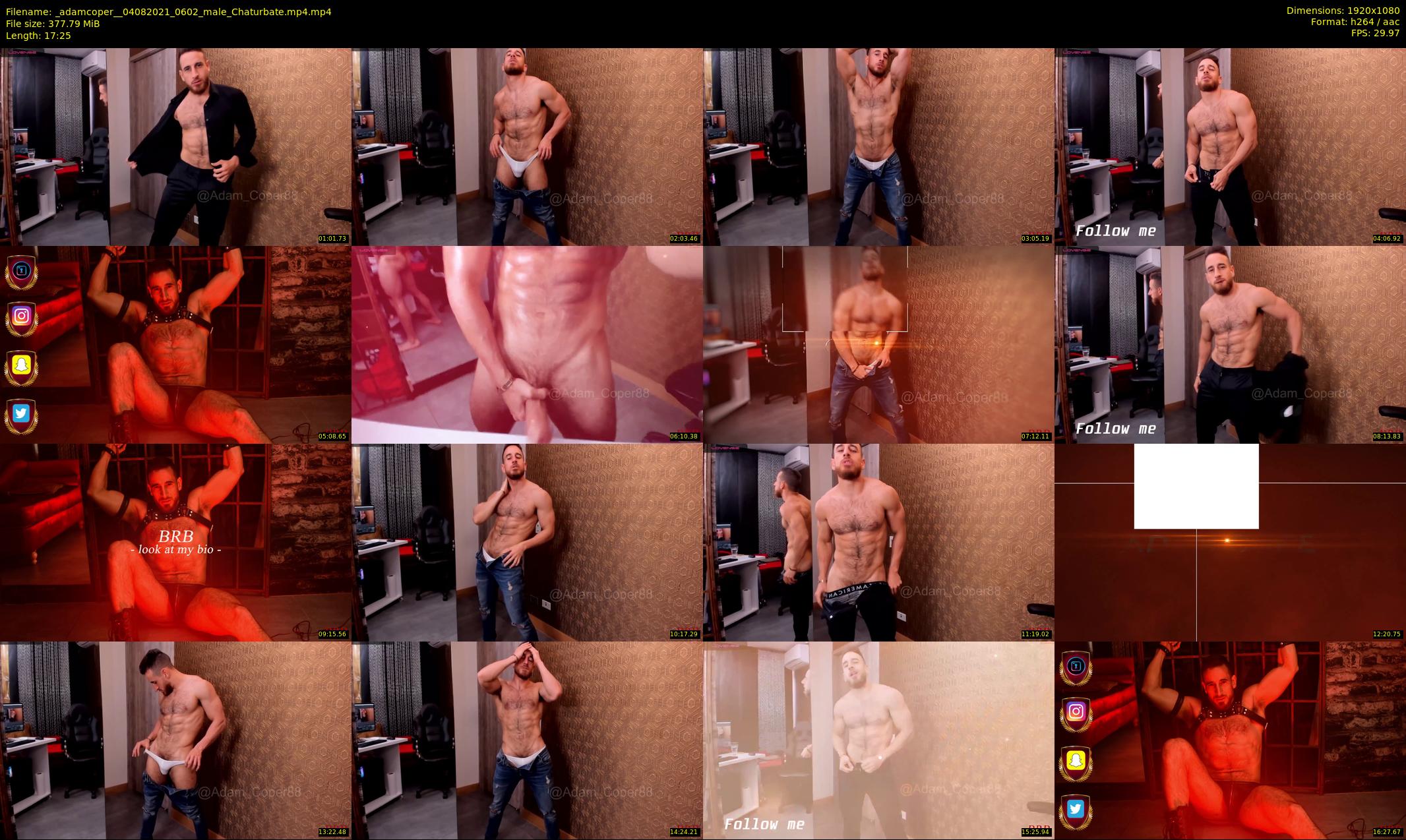 _adamcoper_ — 18 minute Chaturbate male cam show recording, 1080p, Aug 4, 2021