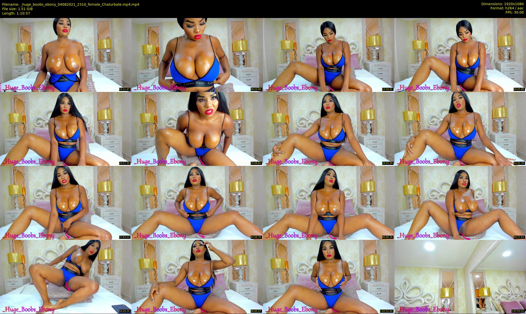 _huge_boobs_ebony — 71 minute Chaturbate female cam show recording, 1080p, Aug 4, 2021