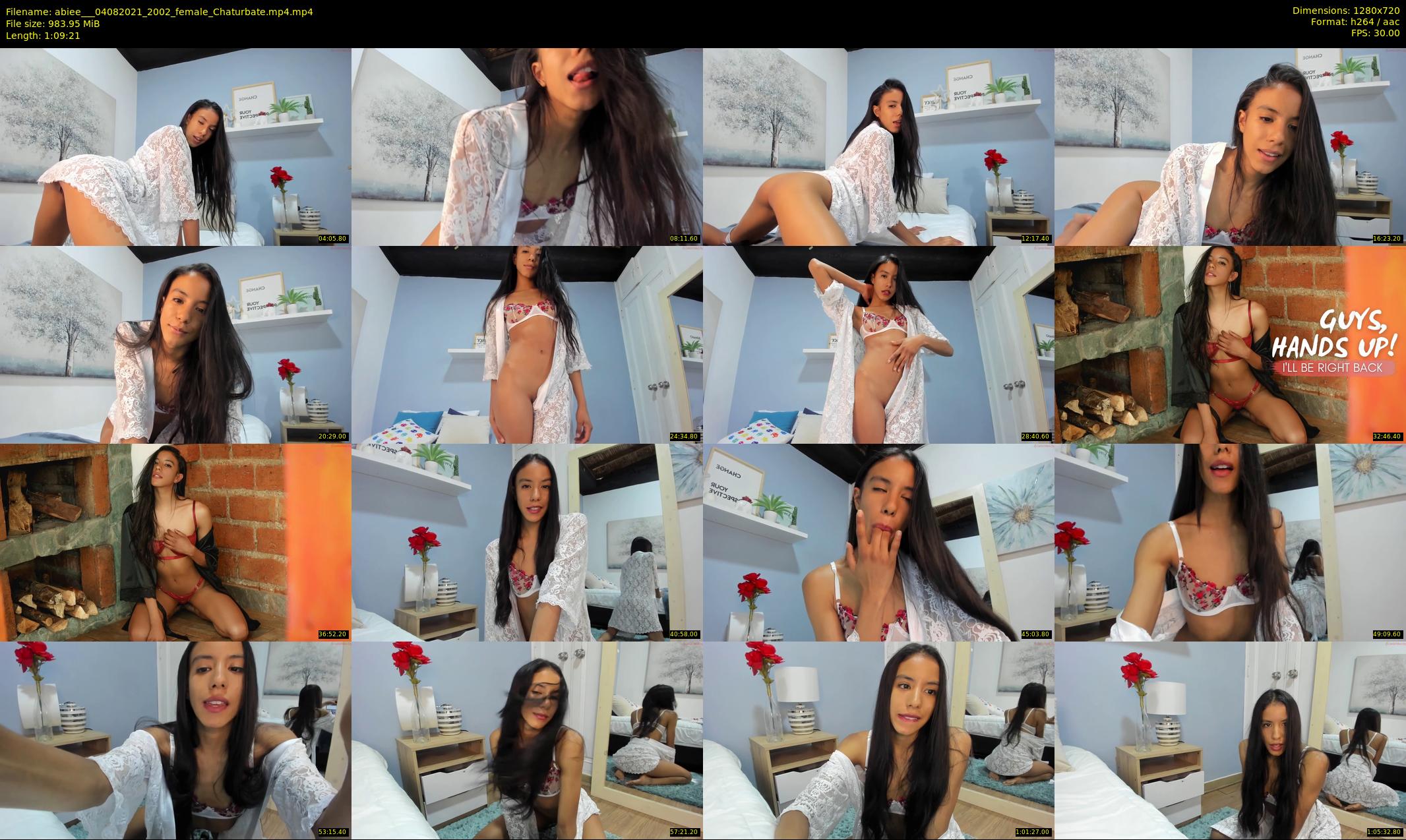 abiee__ — 70 minute Chaturbate female cam show recording, 720p, Aug 4, 2021