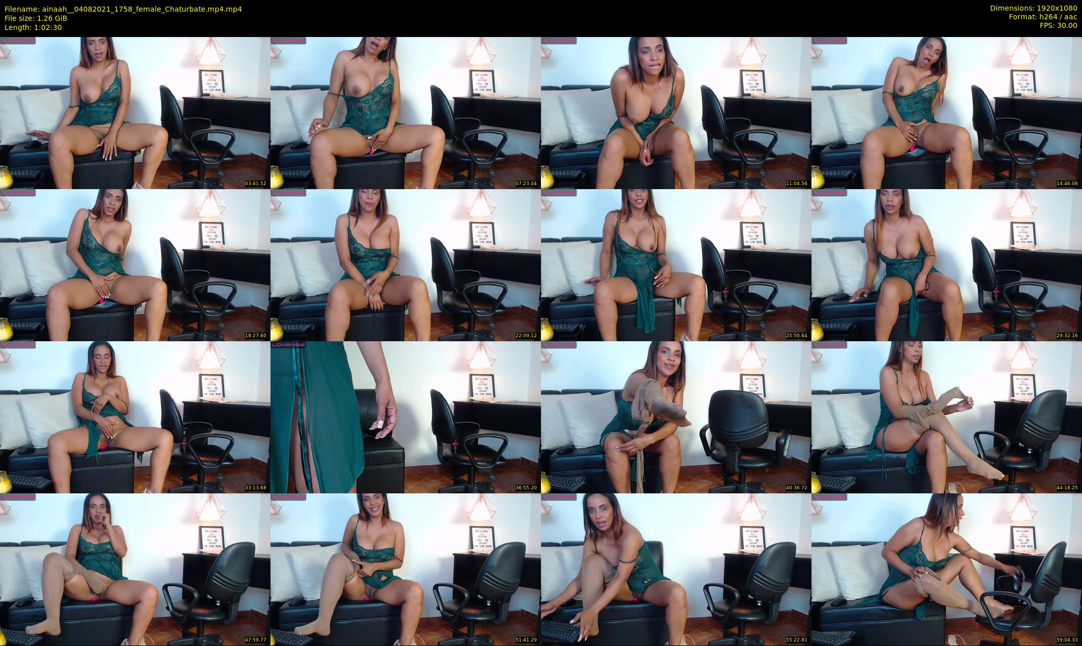 ainaah_ — 63 minute Chaturbate female cam show recording, 1080p, Aug 4, 2021