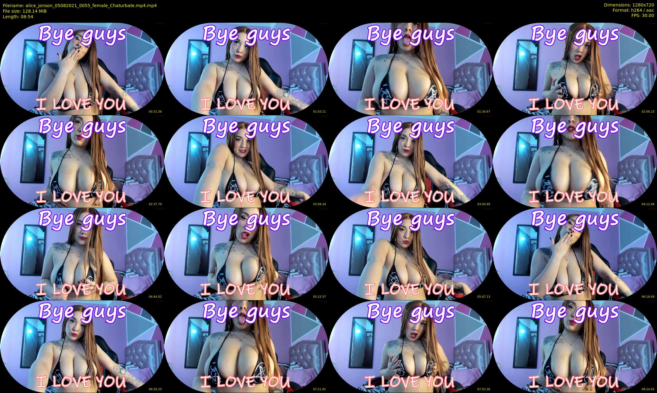 alice_jonson — 9 minute Chaturbate female cam show recording, 720p, Aug 5, 2021