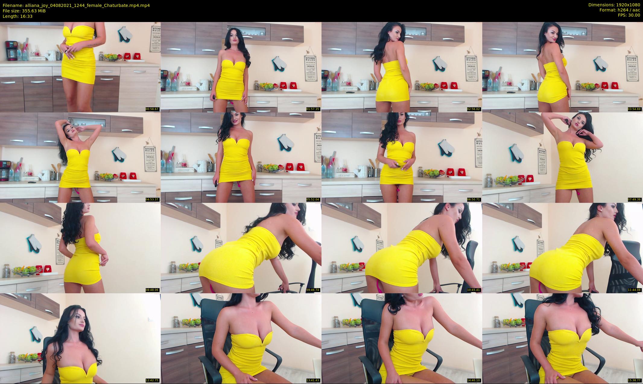 alliana_joy — 17 minute Chaturbate female cam show recording, 1080p, Aug 4, 2021