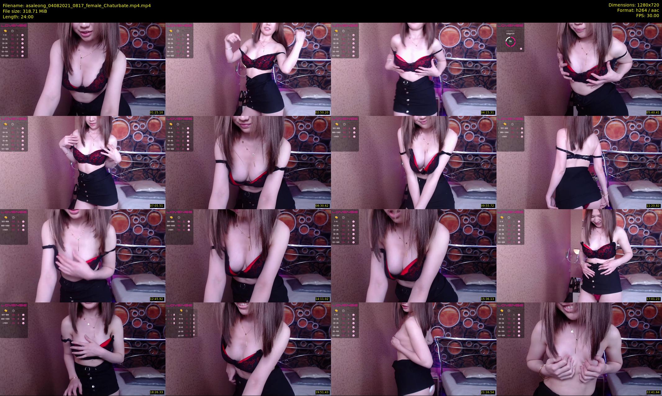 asaleong — 24 minute Chaturbate female cam show recording, 720p, Aug 4, 2021