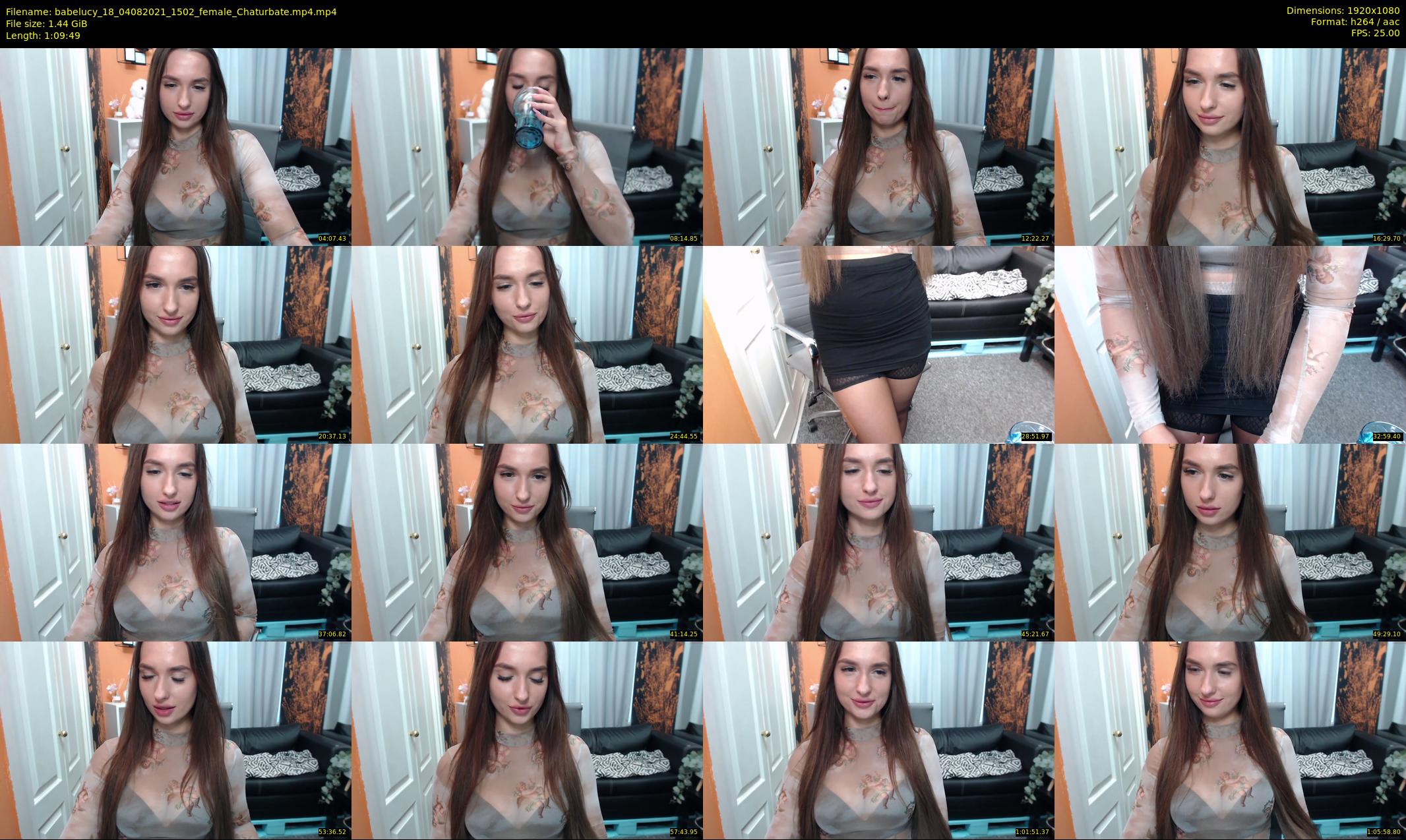 babelucy_18 — 70 minute Chaturbate female cam show recording, 1080p, Aug 4, 2021