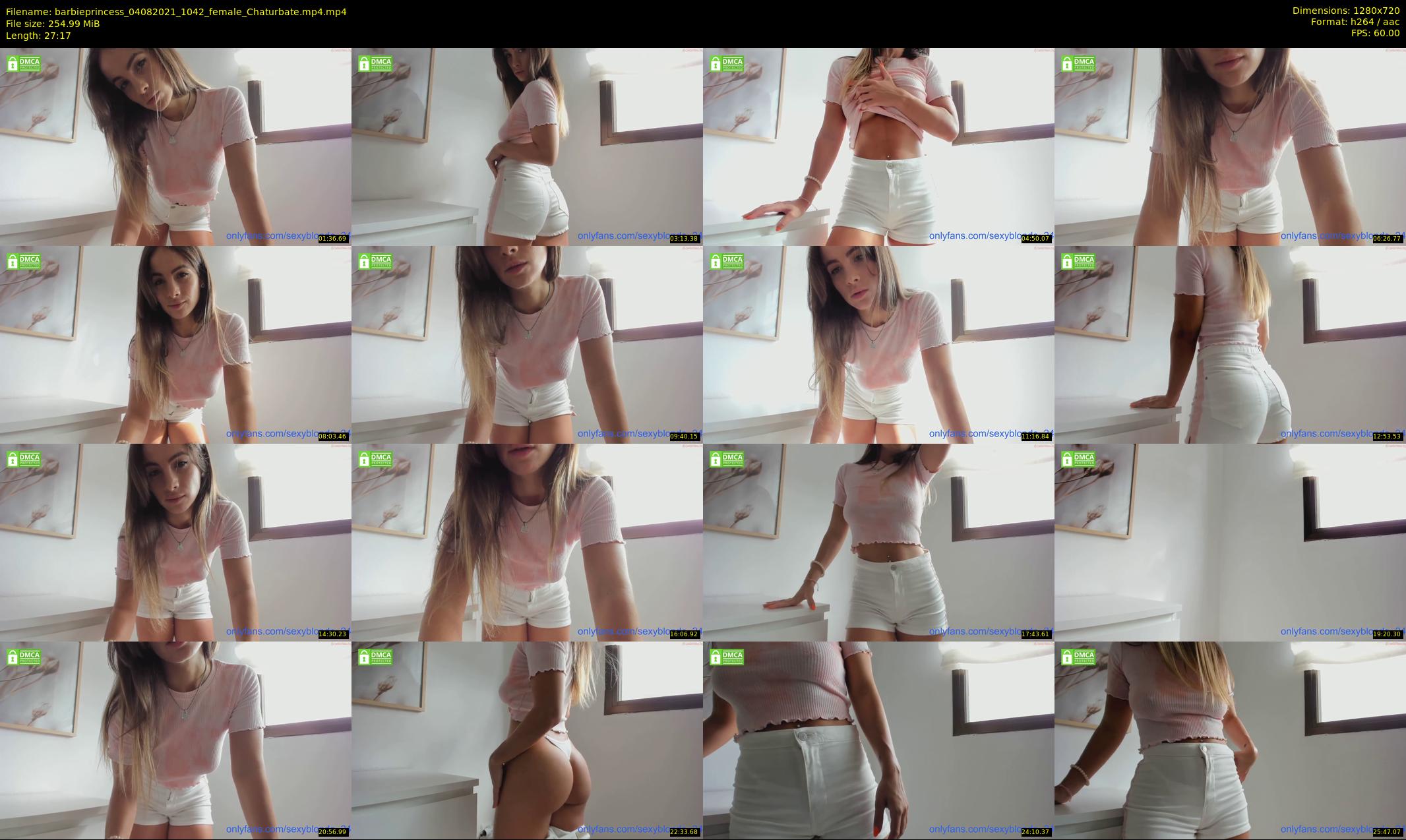 barbieprincess — 28 minute Chaturbate female cam show recording, 720p, Aug 4, 2021