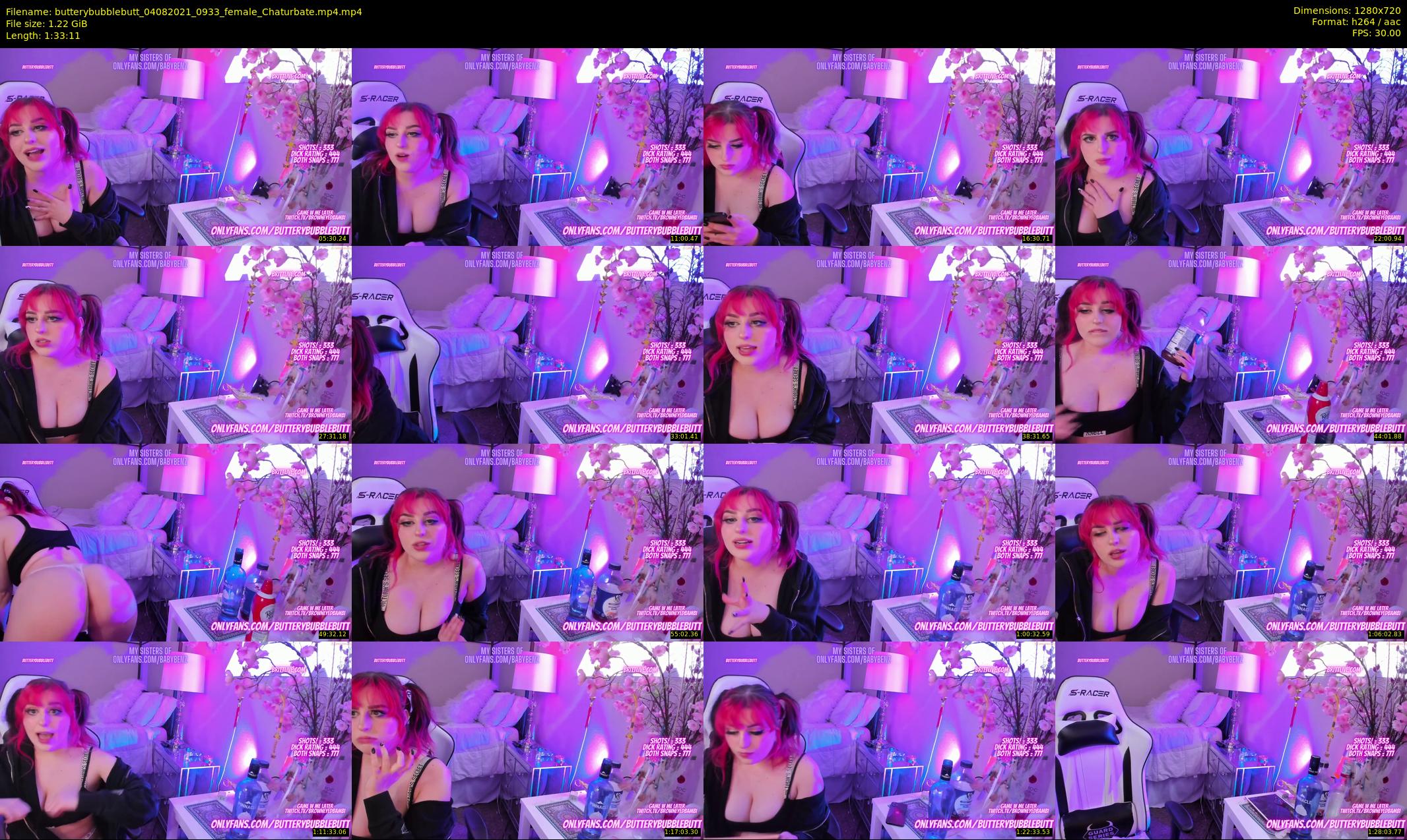 butterybubblebutt — 94 minute Chaturbate couple cam show recording, 720p, Aug 4, 2021