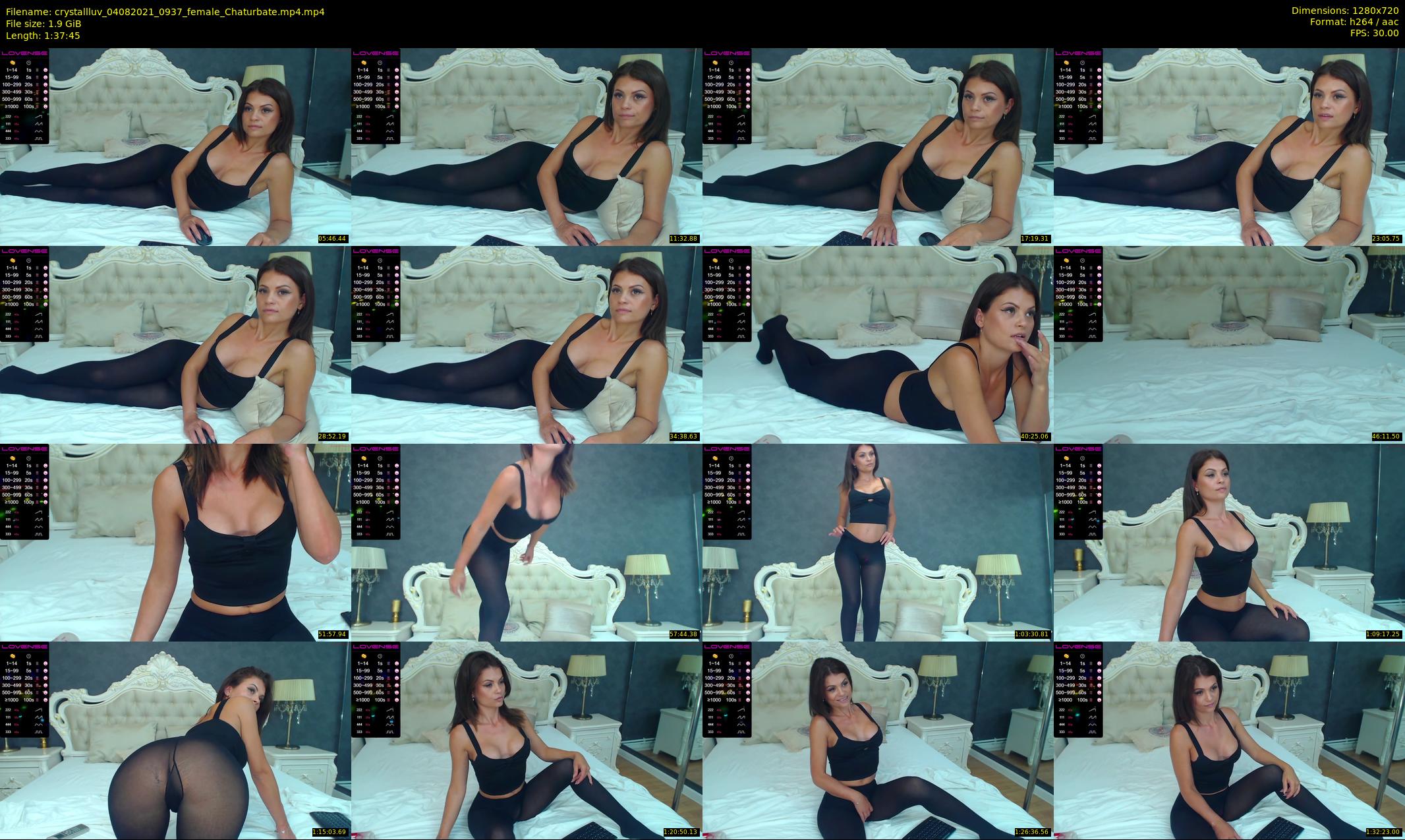 crystallluv — 98 minute Chaturbate female cam show recording, 720p, Aug 4, 2021