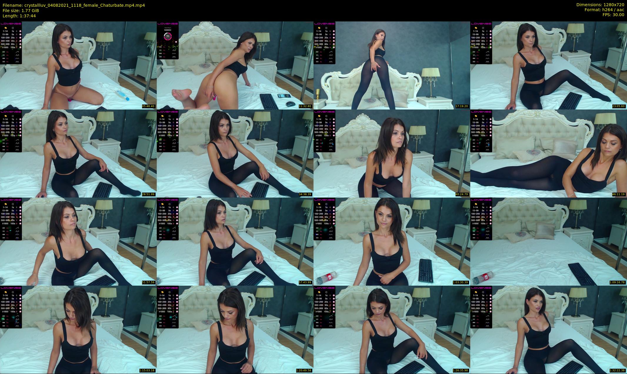 crystallluv — 98 minute Chaturbate female cam show recording, 720p, Aug 4, 2021