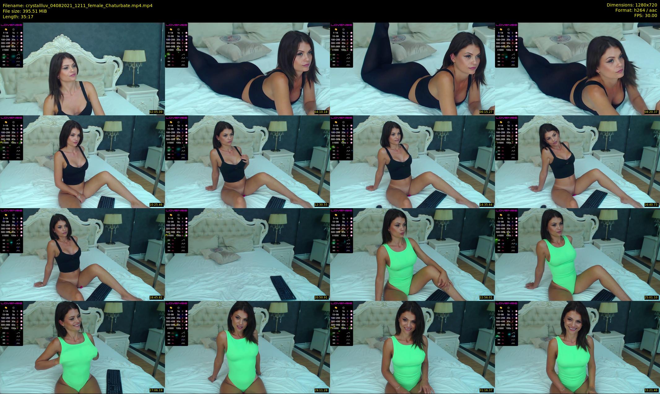 crystallluv — 36 minute Chaturbate female cam show recording, 720p, Aug 4, 2021
