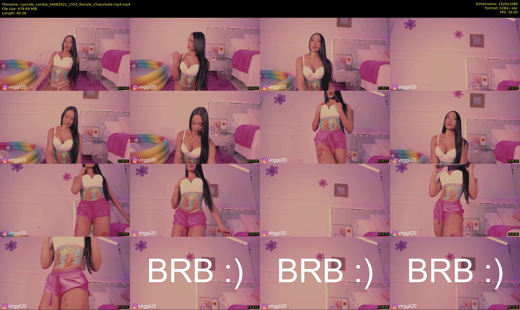 cyanide_candys — 41 minute Chaturbate female cam show recording, 1080p, Aug 4, 2021