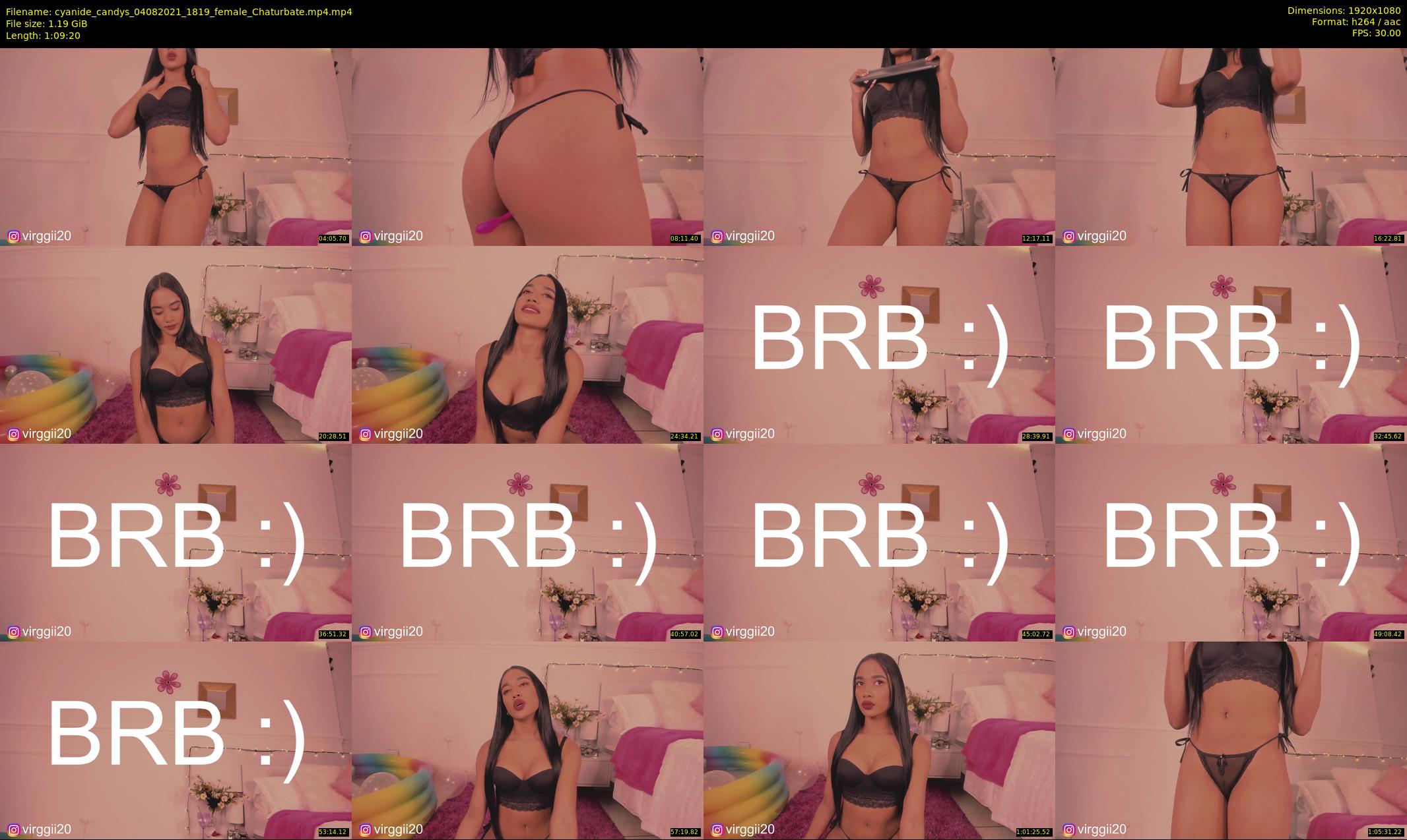 cyanide_candys — 70 minute Chaturbate female cam show recording, 1080p, Aug 4, 2021