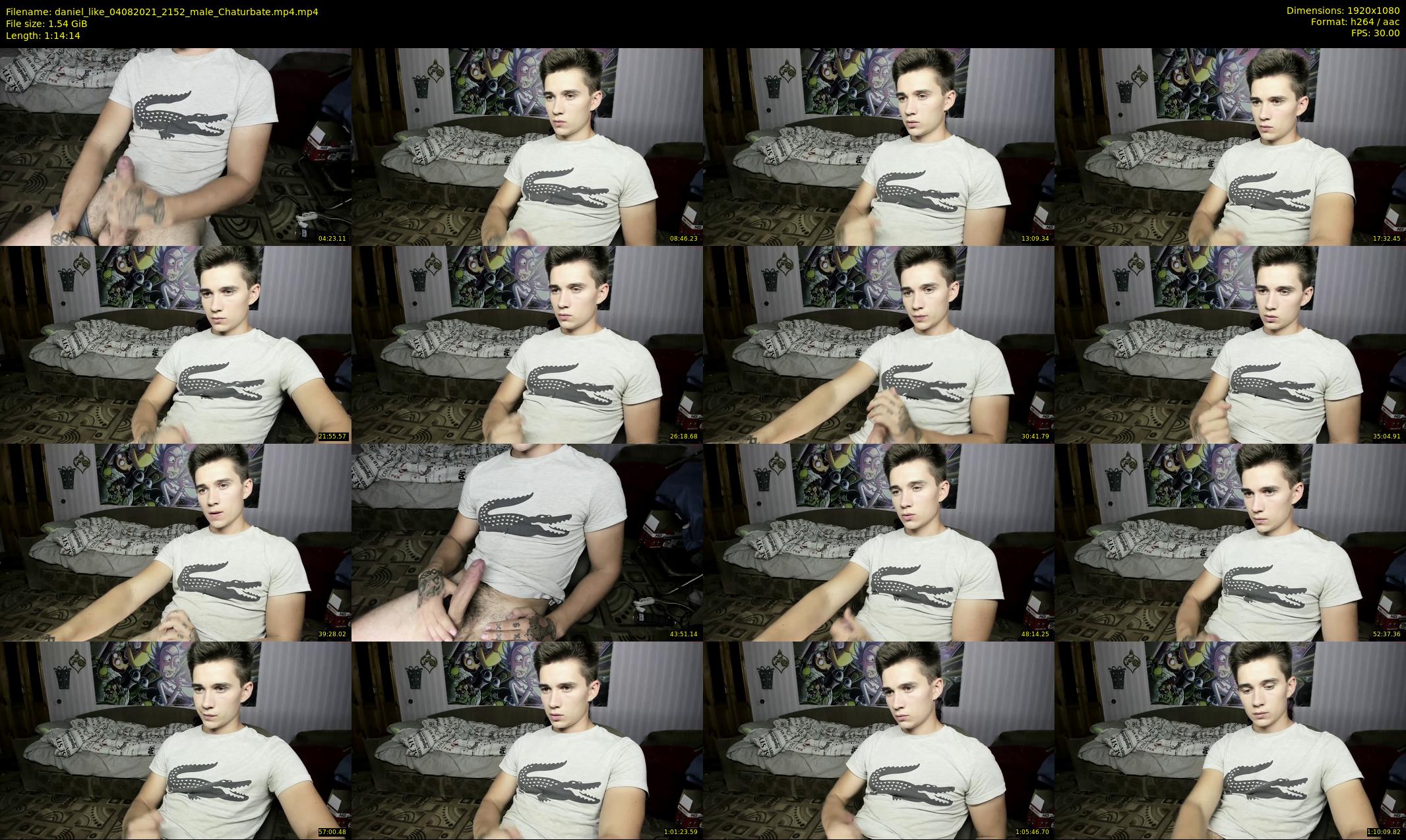 daniel_like — 75 minute Chaturbate male cam show recording, 1080p, Aug 4, 2021