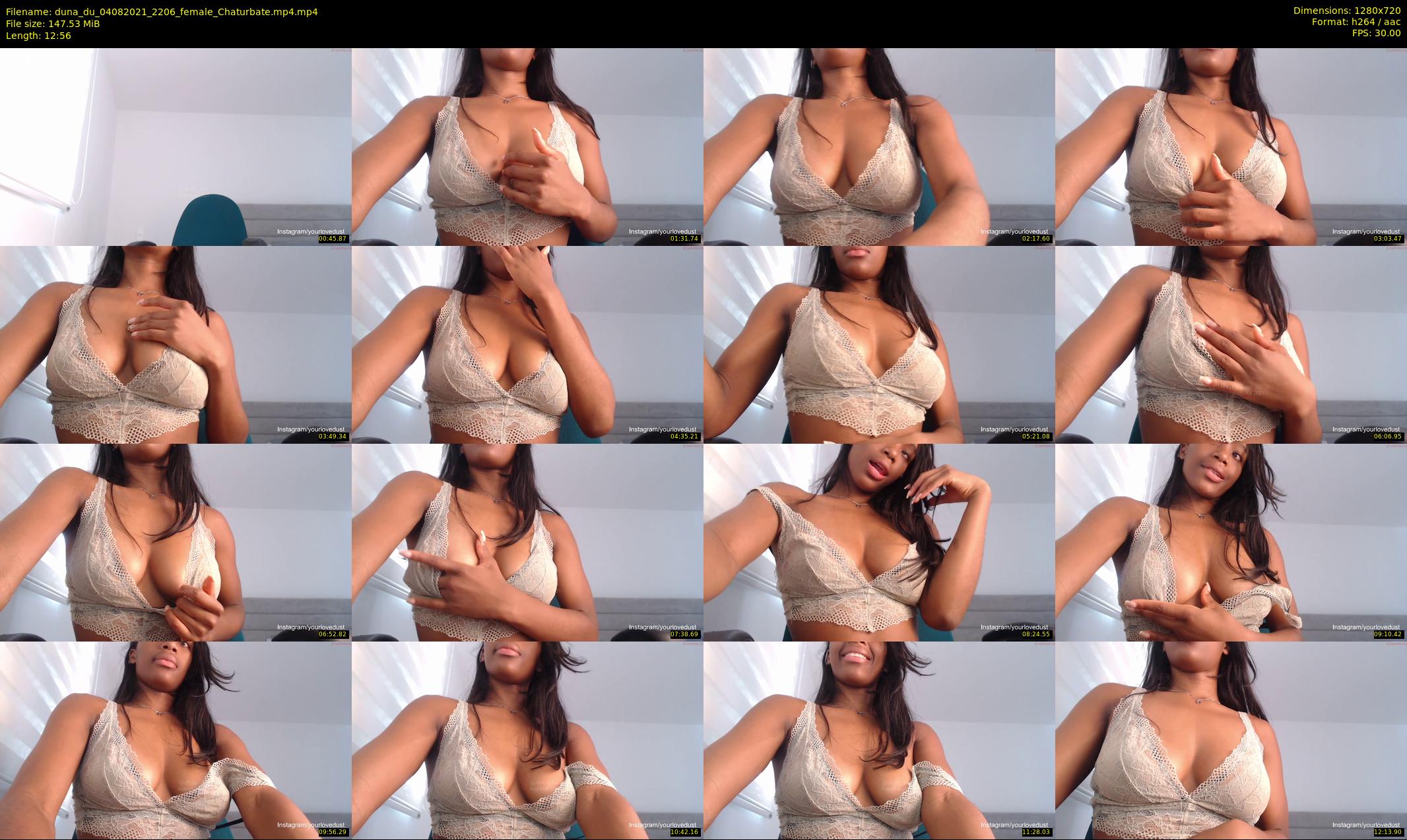 duna_du — 13 minute Chaturbate female cam show recording, 720p, Aug 4, 2021