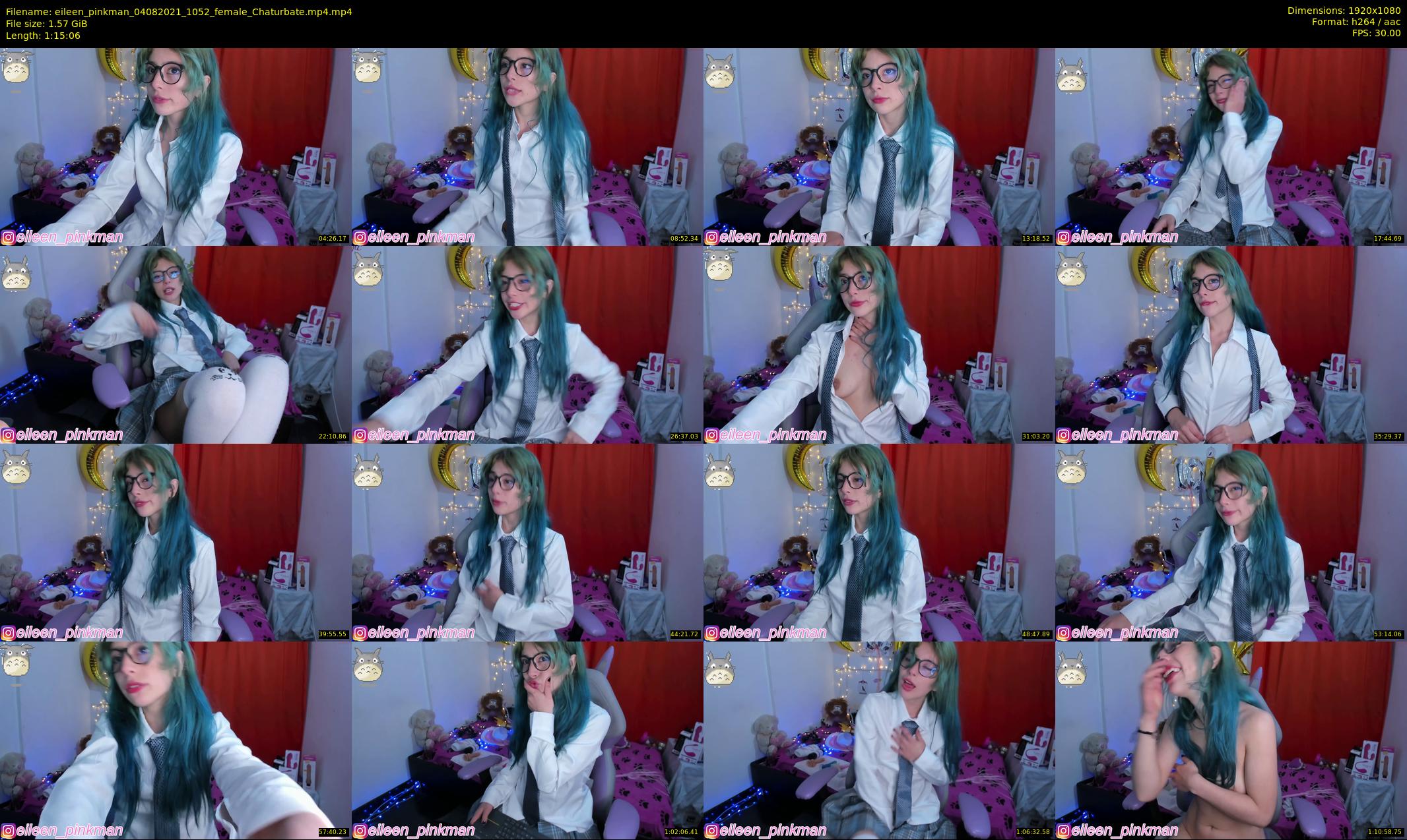 eileen_pinkman — 76 minute Chaturbate female cam show recording, 1080p, Aug 4, 2021