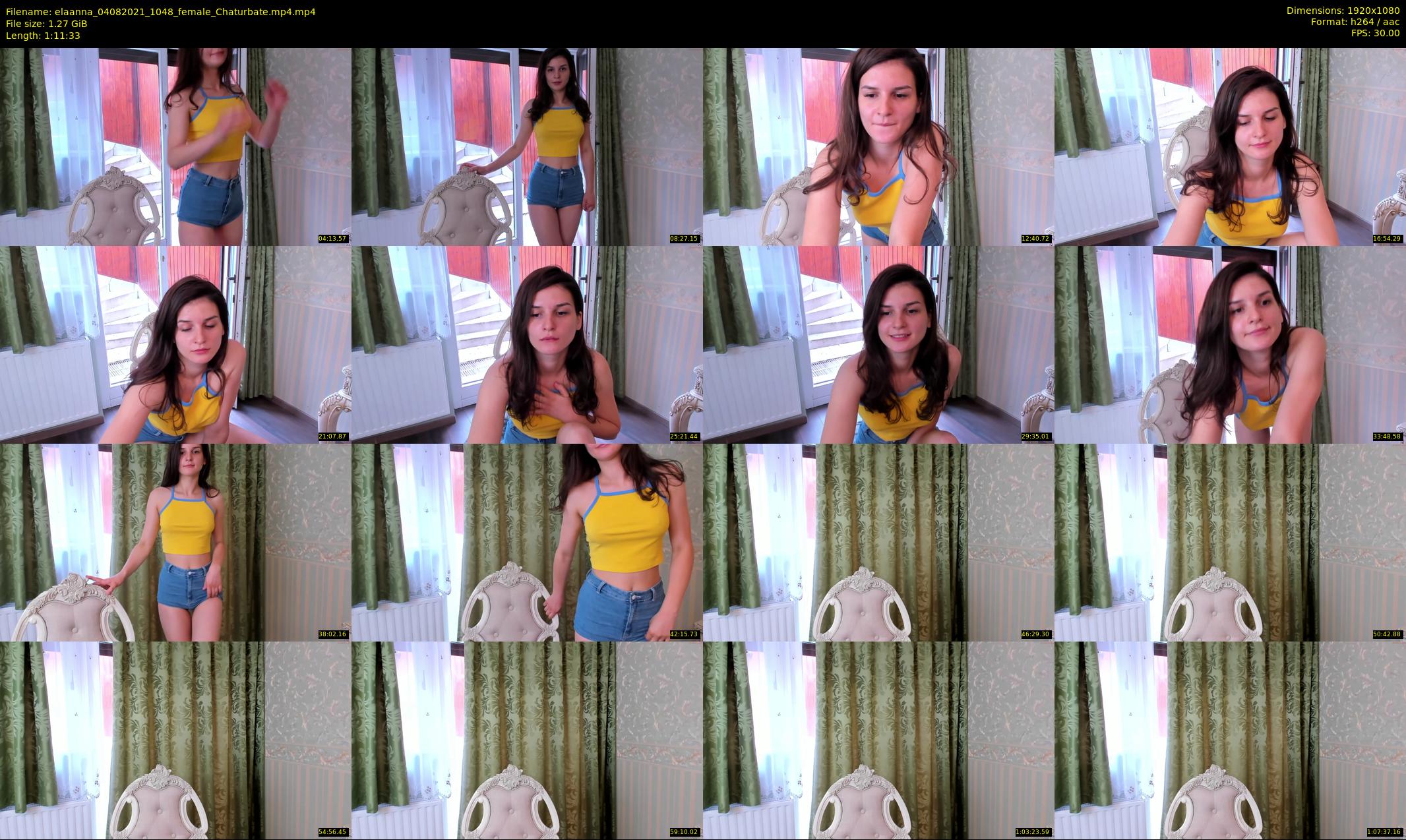 elaanna — 72 minute Chaturbate female cam show recording, 1080p, Aug 4, 2021