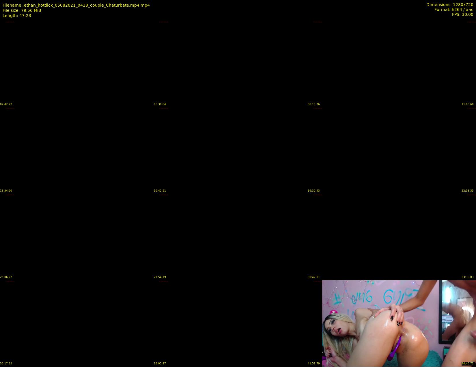 ethan_hotdick — 48 minute Chaturbate couple cam show recording, 720p, Aug 5, 2021