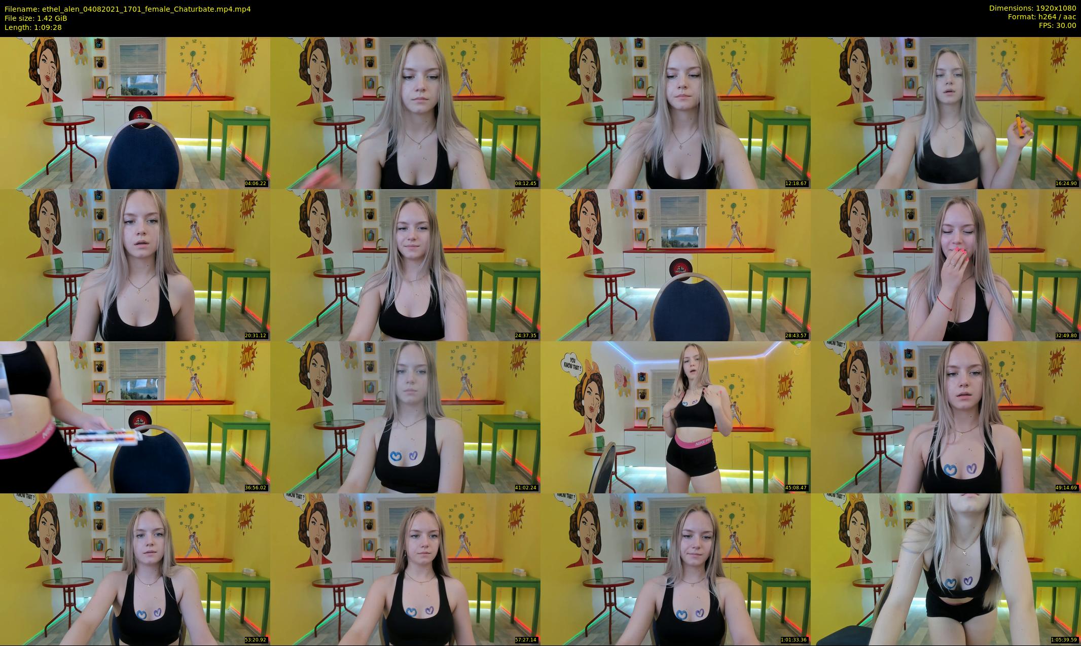 ethel_alen — 70 minute Chaturbate female cam show recording, 1080p, Aug 4, 2021