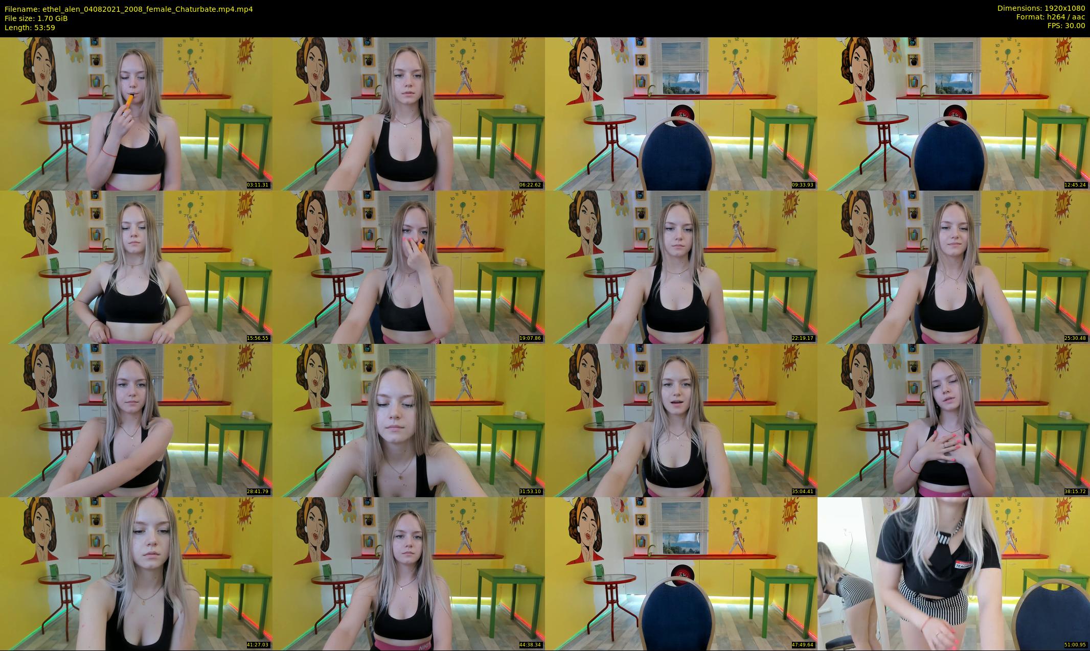 ethel_alen — 54 minute Chaturbate female cam show recording, 1080p, Aug 4, 2021