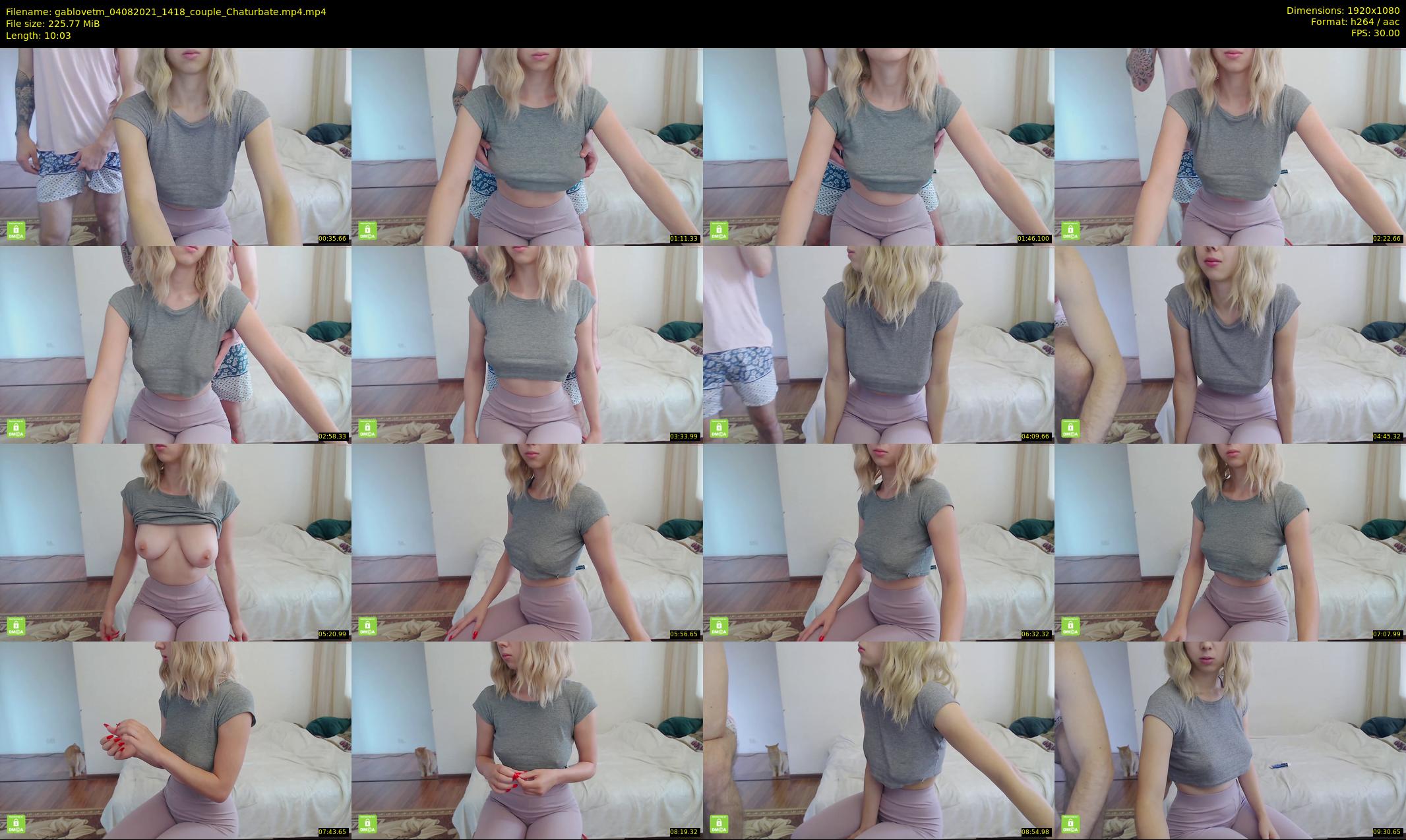 gablovetm — 11 minute Chaturbate couple cam show recording, 1080p, Aug 4, 2021