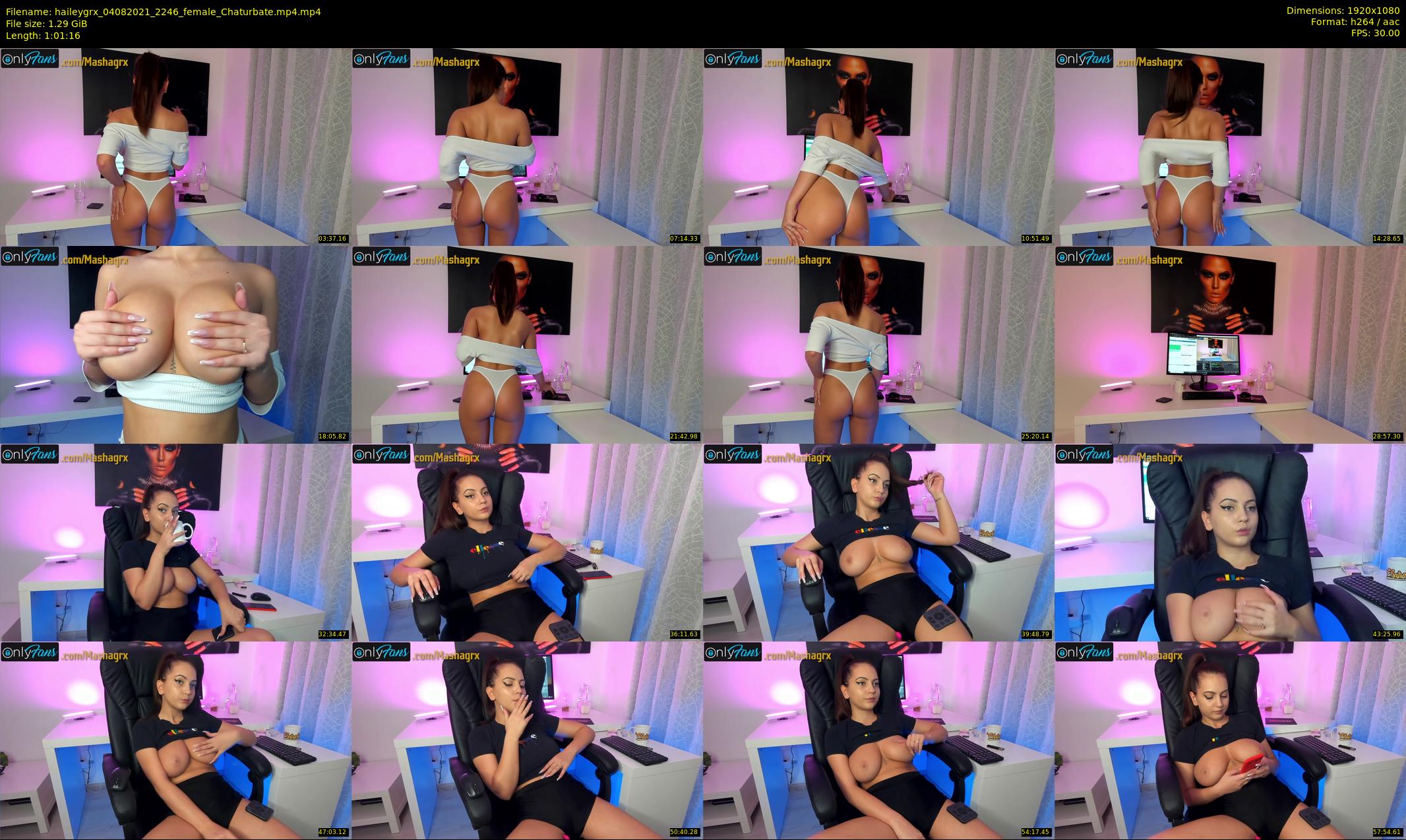 haileygrx — 62 minute Chaturbate female cam show recording, 1080p, Aug 4, 2021