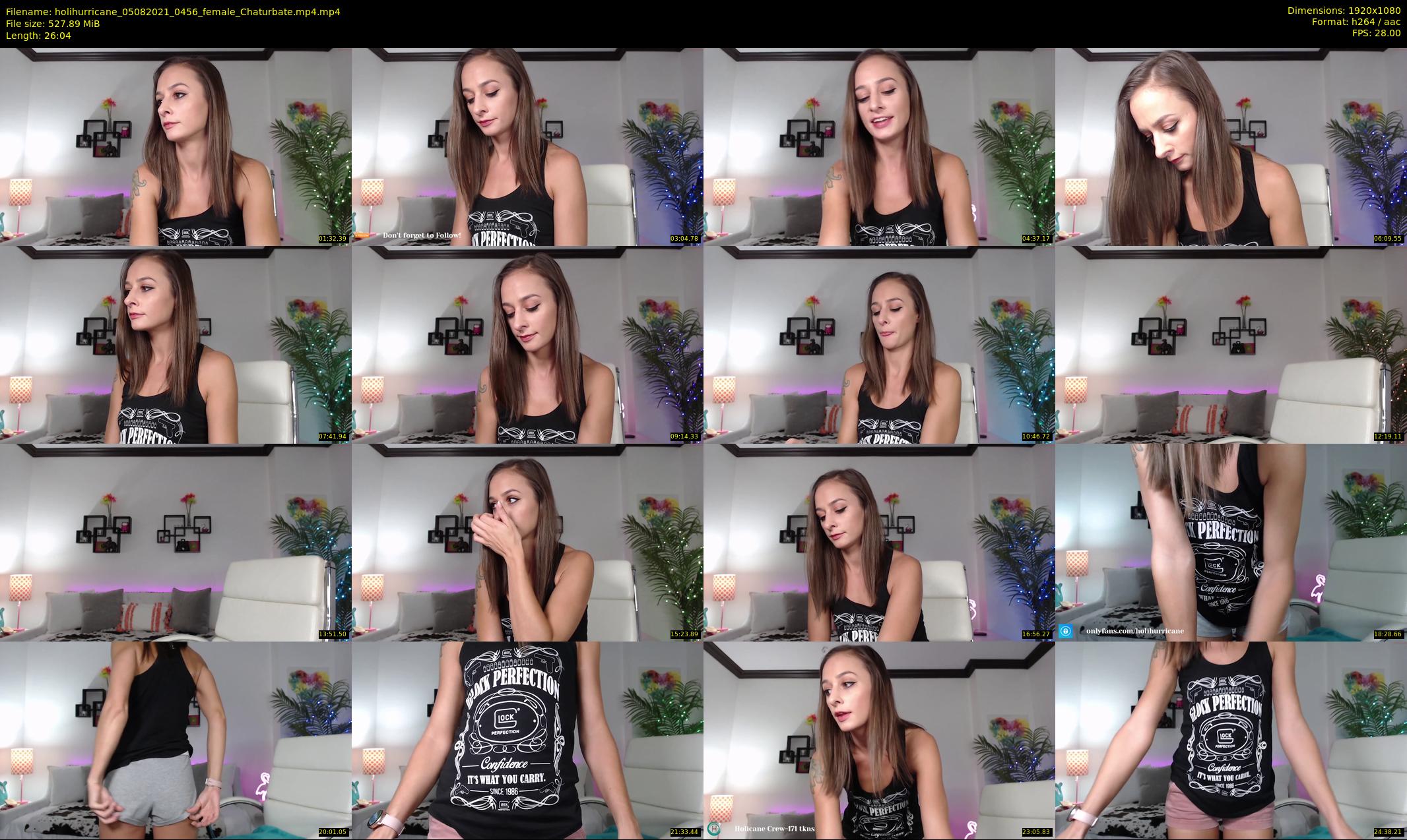 holihurricane — 27 minute Chaturbate female cam show recording, 1080p, Aug 5, 2021