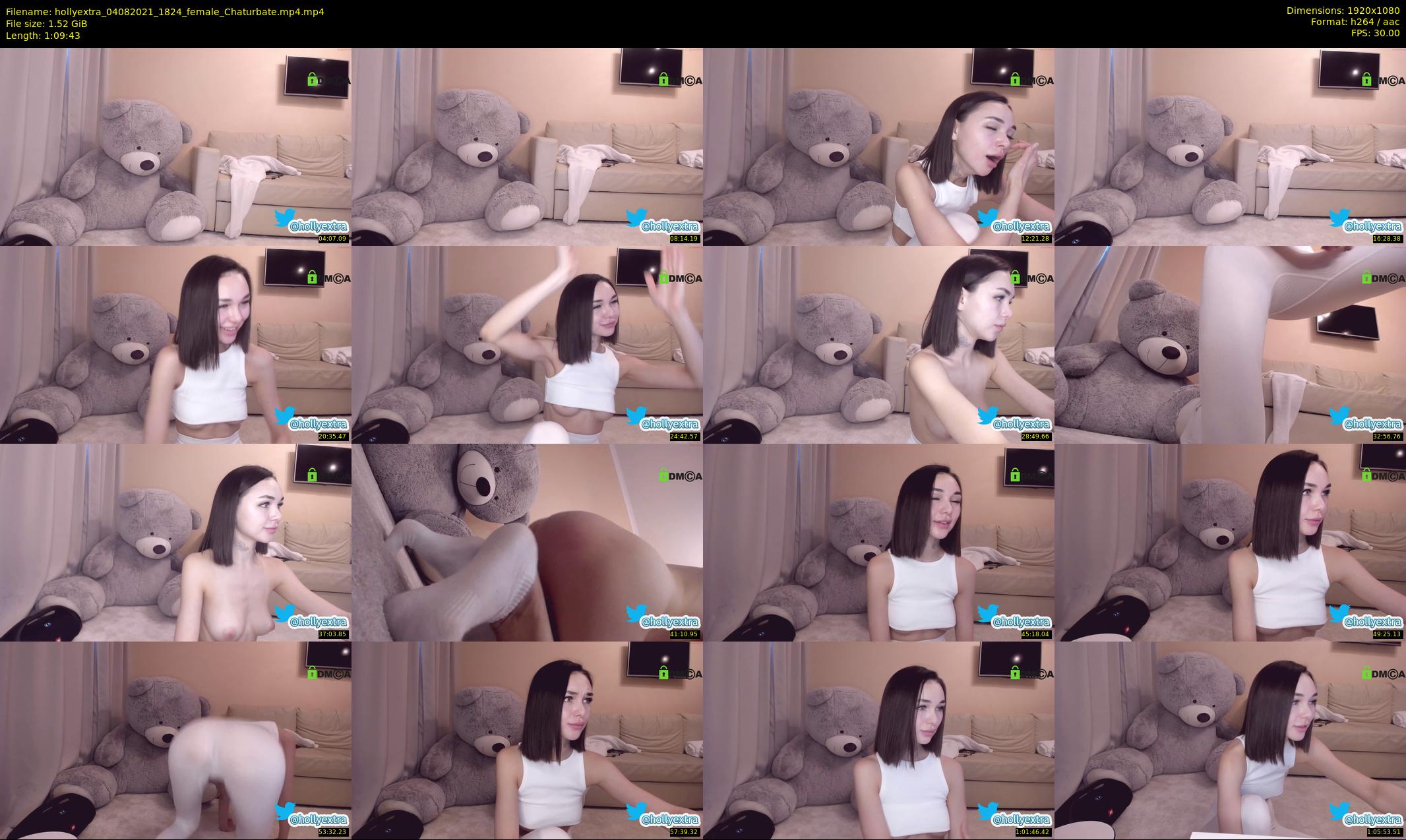 hollyextra — 70 minute Chaturbate female cam show recording, 1080p, Aug 4, 2021