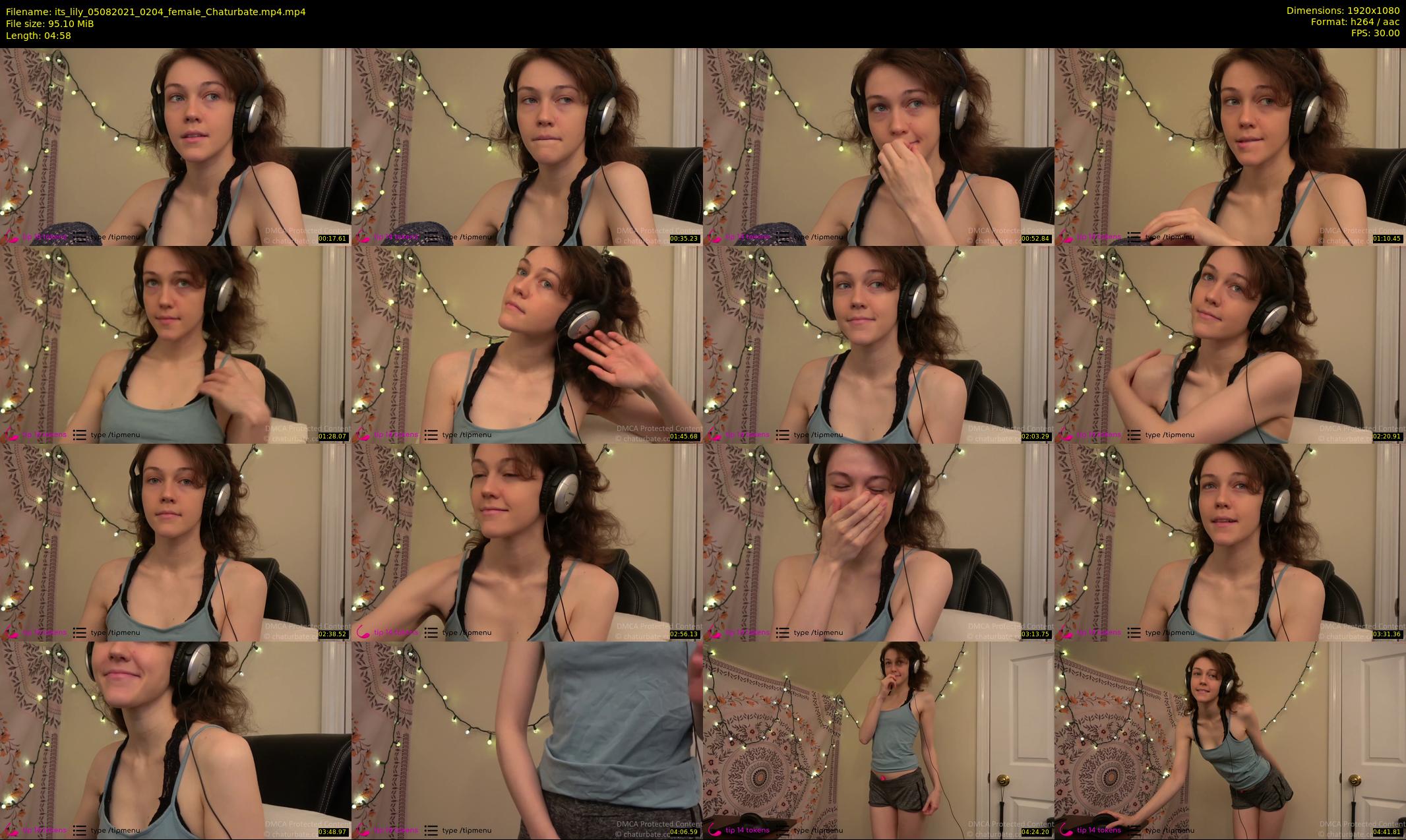 its_lily — 5 minute Chaturbate female cam show recording, 1080p, Aug 5, 2021