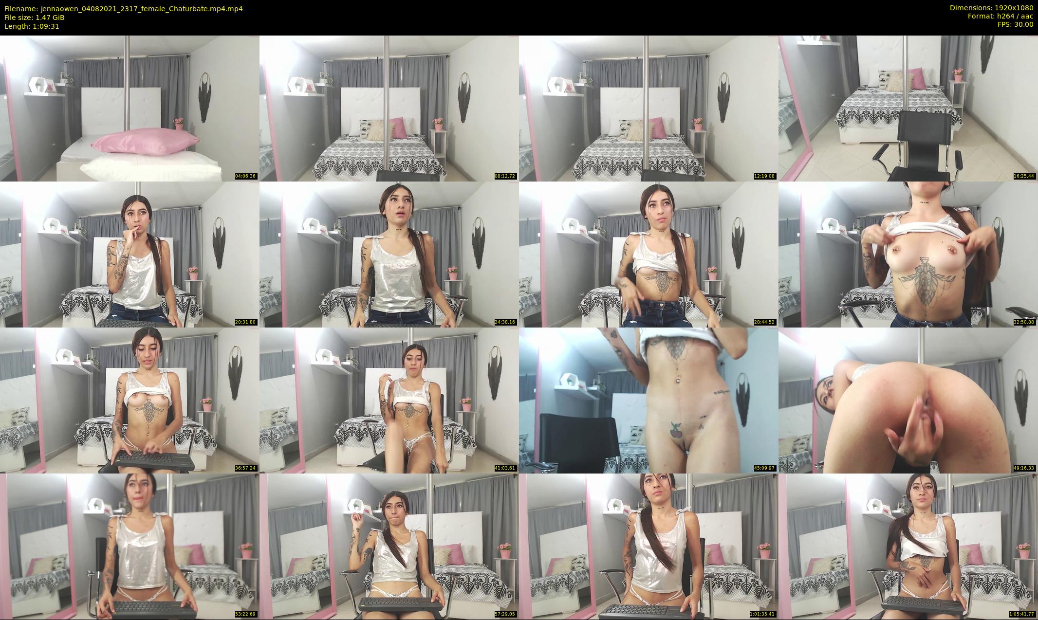 jennaowen — 70 minute Chaturbate female cam show recording, 1080p, Aug 4, 2021