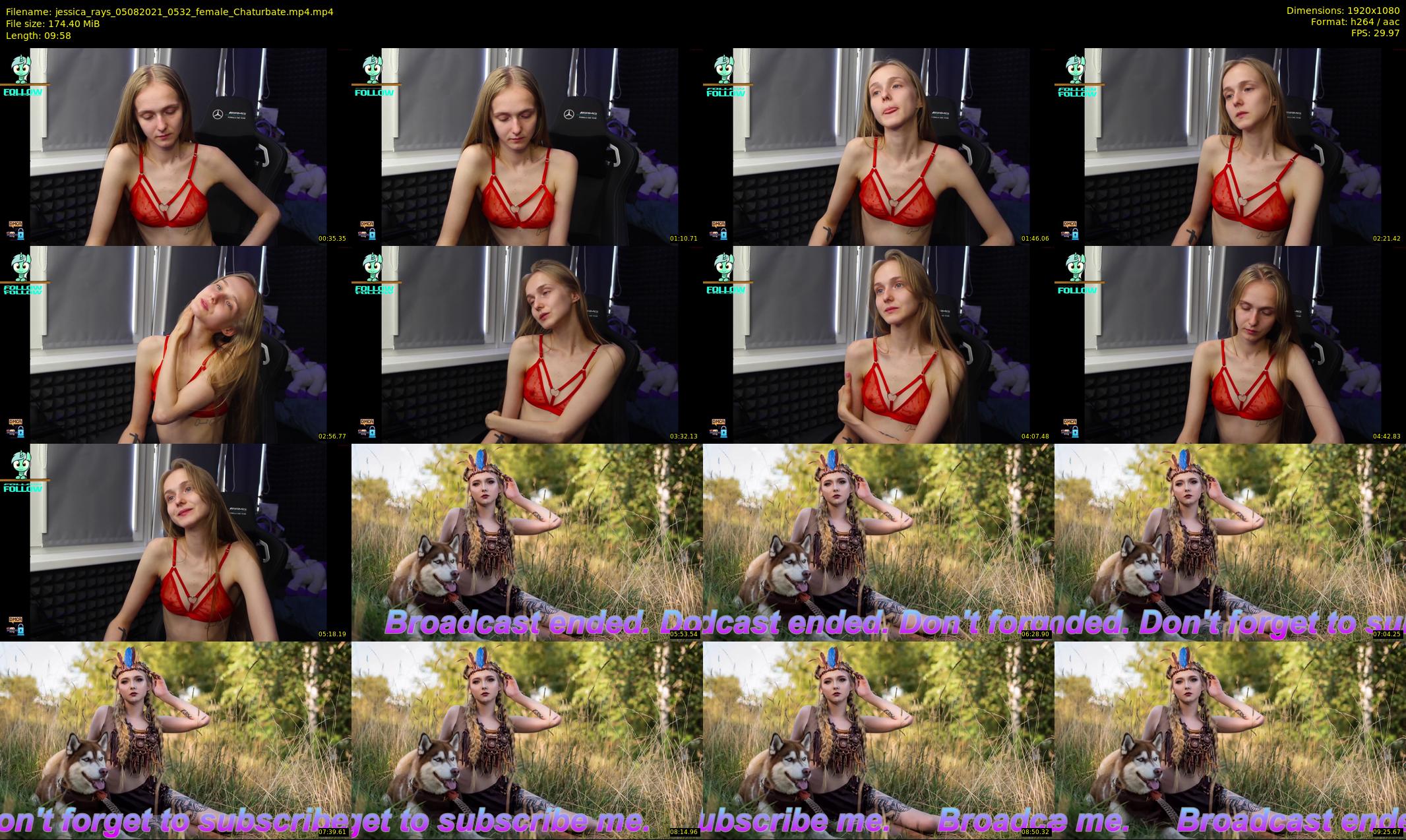 jessica_rays — 10 minute Chaturbate couple cam show recording, 1080p, Aug 5, 2021