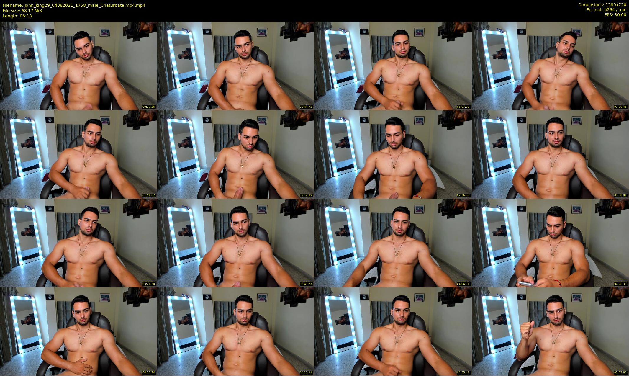 john_king29 — 7 minute Chaturbate male cam show recording, 720p, Aug 4, 2021