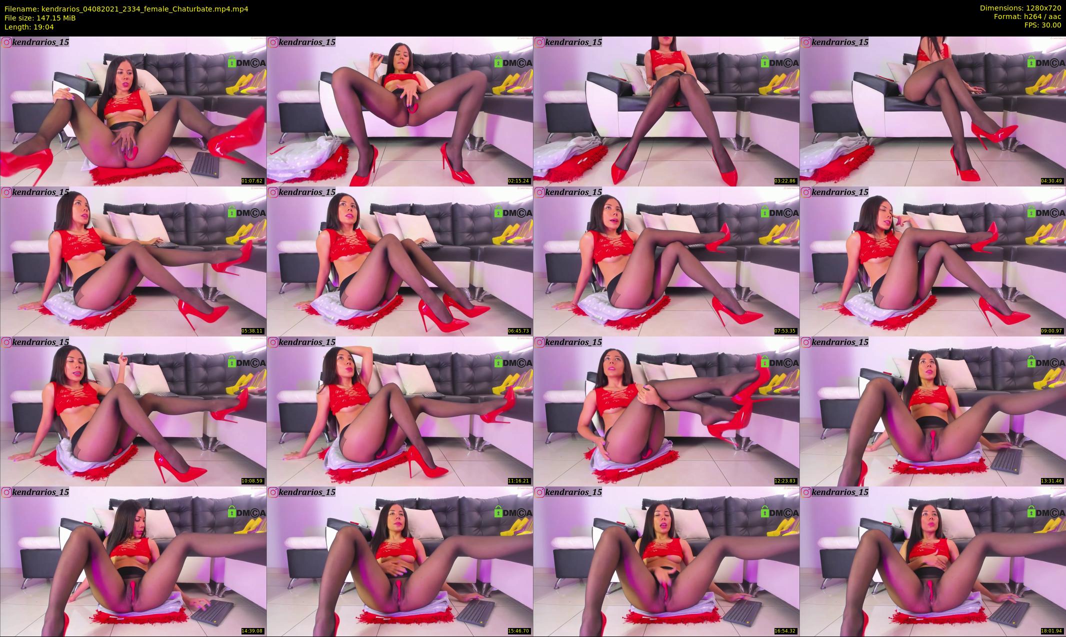kendrarios — 20 minute Chaturbate female cam show recording, 720p, Aug 4, 2021