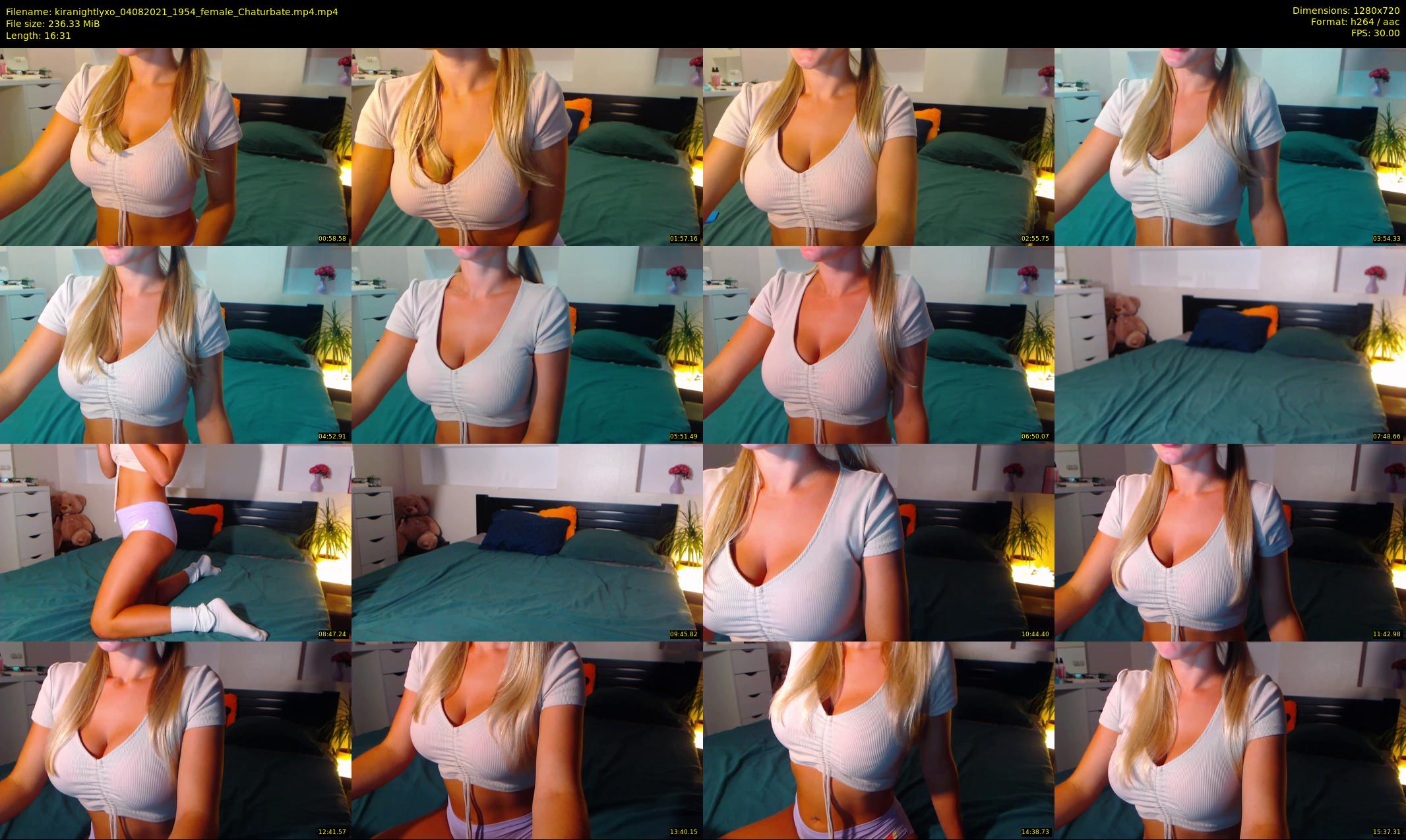 kiranightlyxo — 17 minute Chaturbate female cam show recording, 720p, Aug 4, 2021