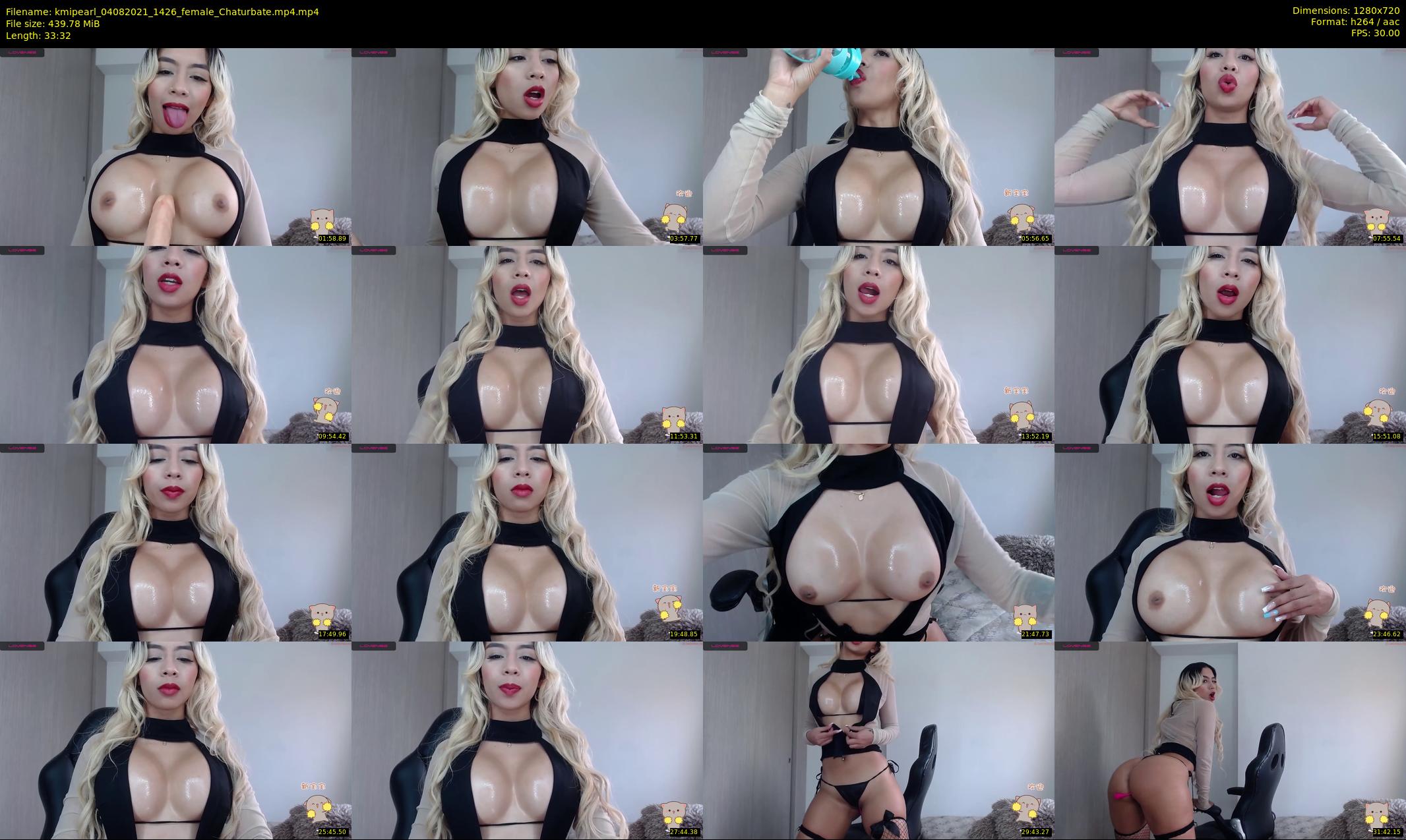 kmipearl — 34 minute Chaturbate female cam show recording, 720p, Aug 4, 2021