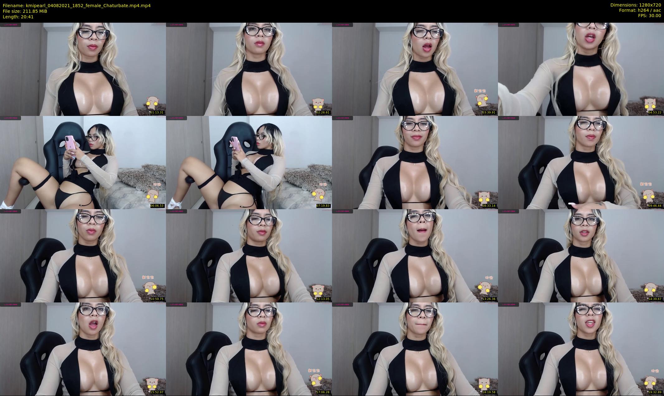 kmipearl — 21 minute Chaturbate female cam show recording, 720p, Aug 4, 2021