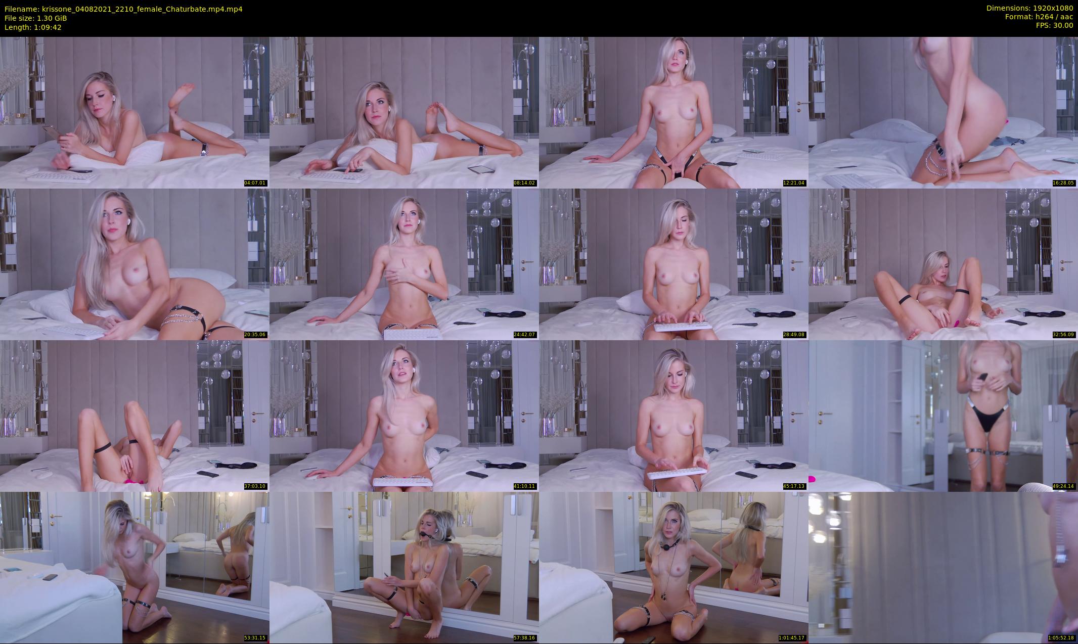 krissone — 70 minute Chaturbate female cam show recording, 1080p, Aug 4, 2021