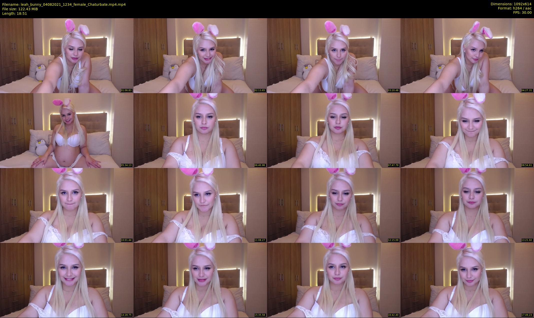 leah_bunny — 19 minute Chaturbate female cam show recording, 480p, Aug 4, 2021