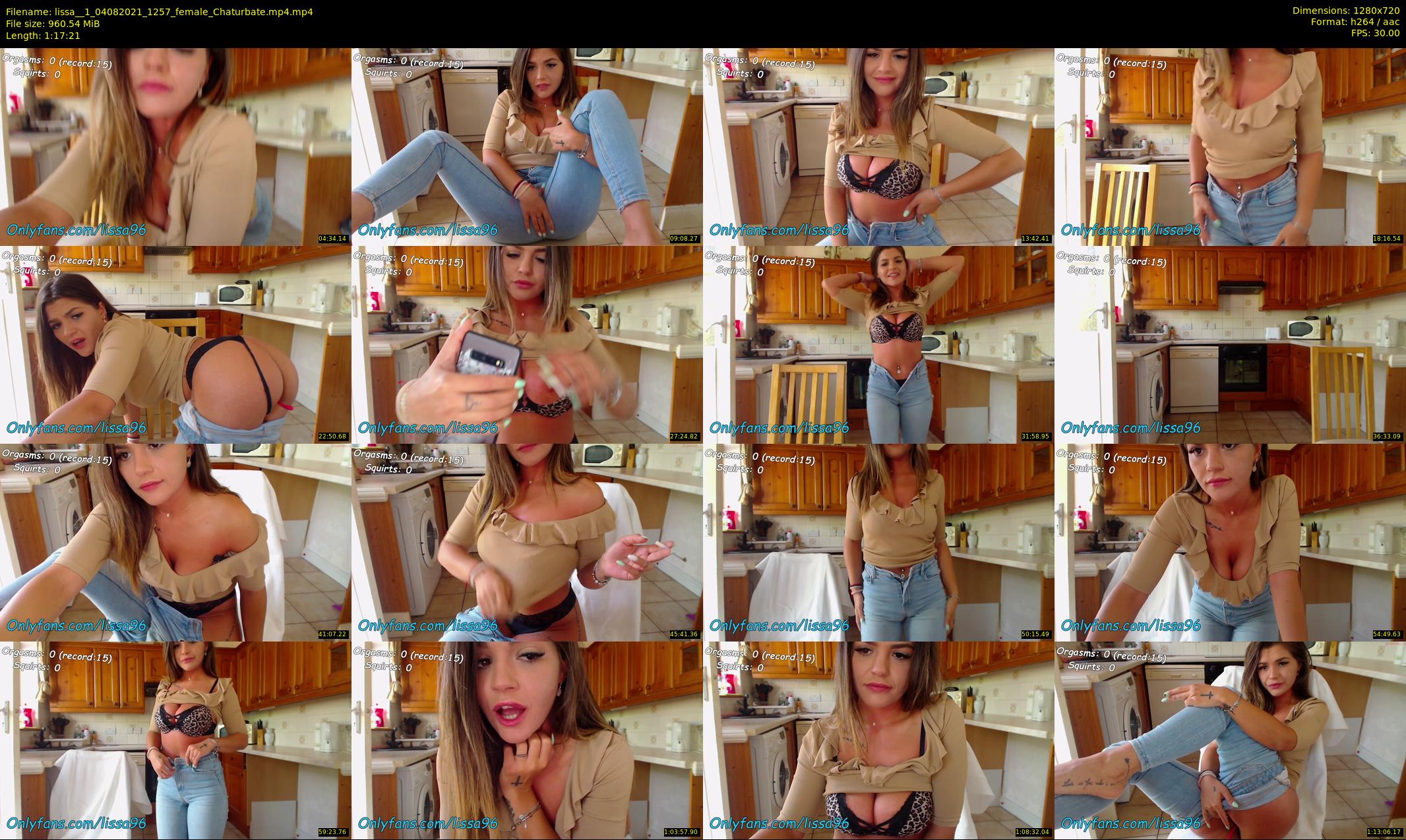 lissa__1 — 78 minute Chaturbate female cam show recording, 720p, Aug 4, 2021