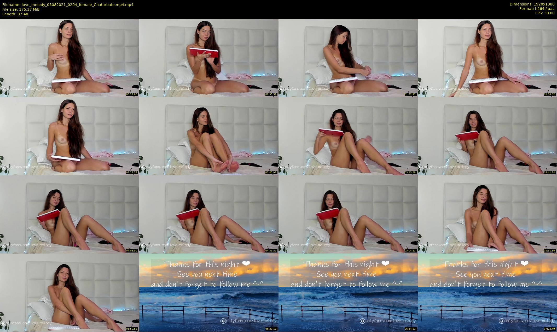 love_melody — 8 minute Chaturbate female cam show recording, 1080p, Aug 5, 2021