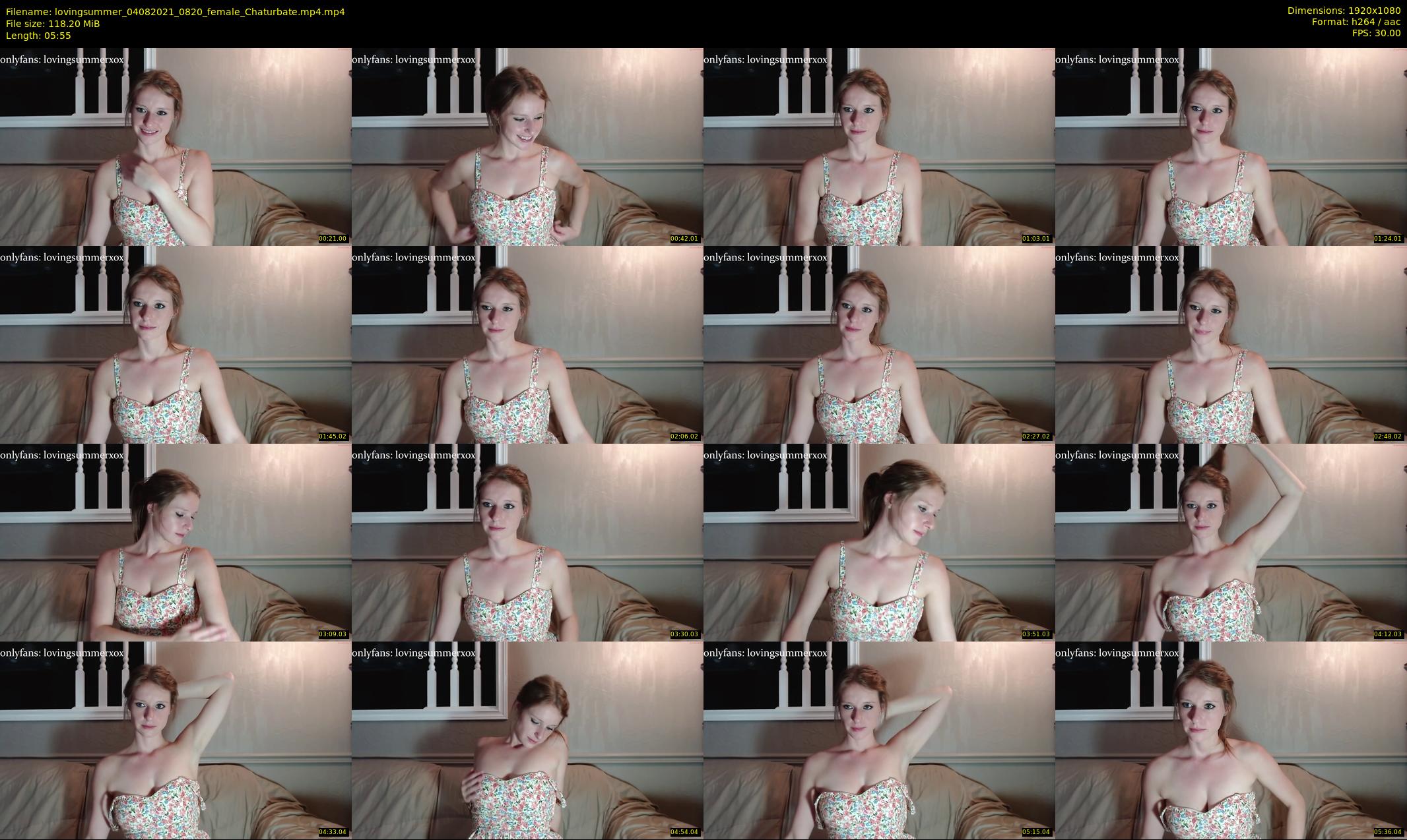 lovingsummer — 6 minute Chaturbate female cam show recording, 1080p, Aug 4, 2021