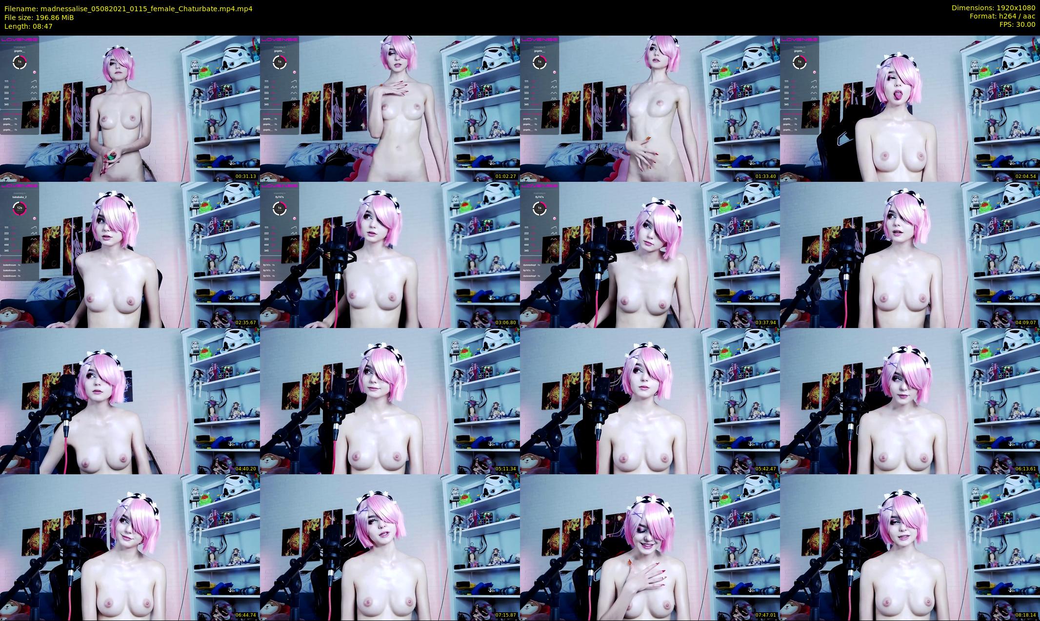 madnessalise — 9 minute Chaturbate female cam show recording, 1080p, Aug 5, 2021