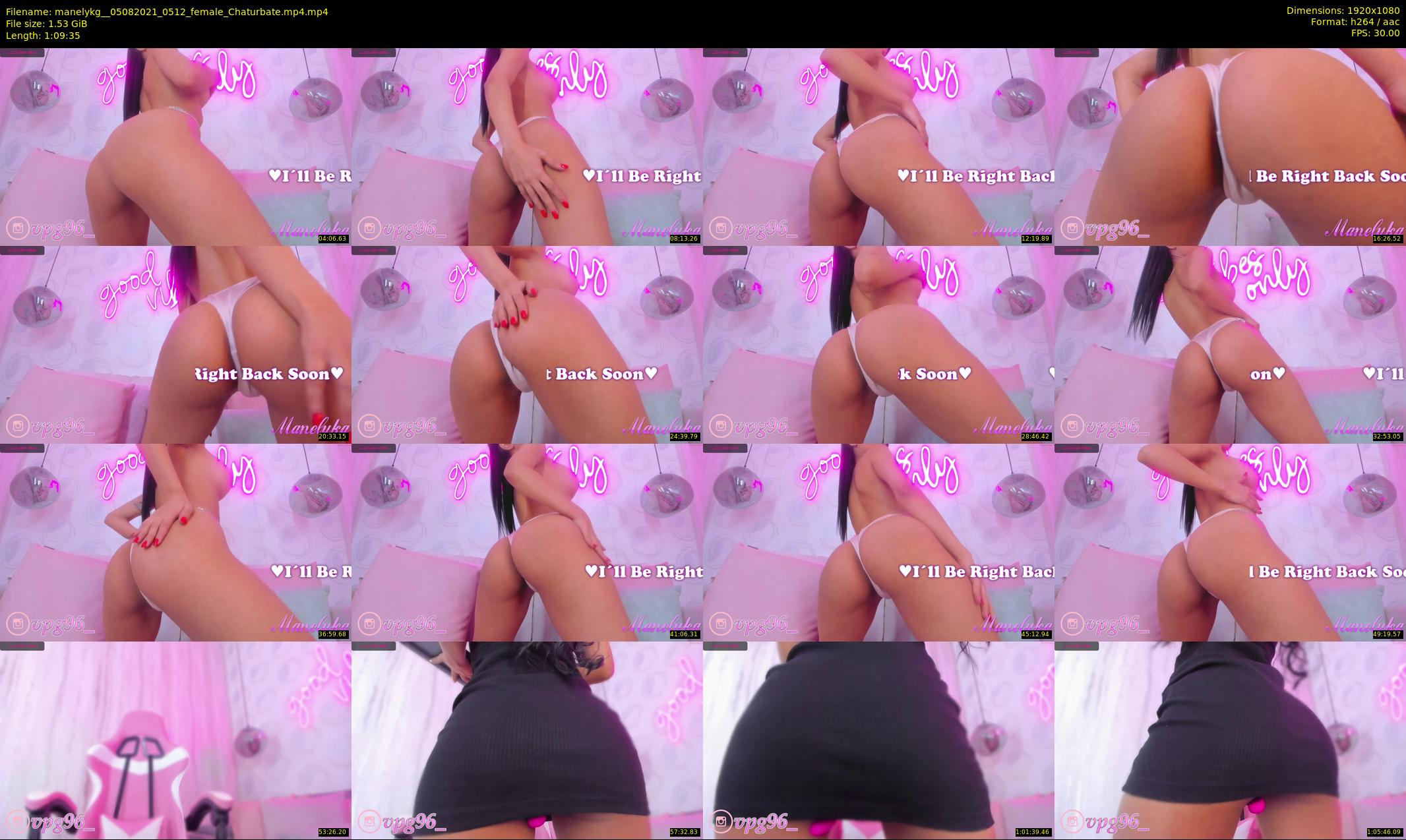 manelykg_ — 70 minute Chaturbate female cam show recording, 1080p, Aug 5, 2021