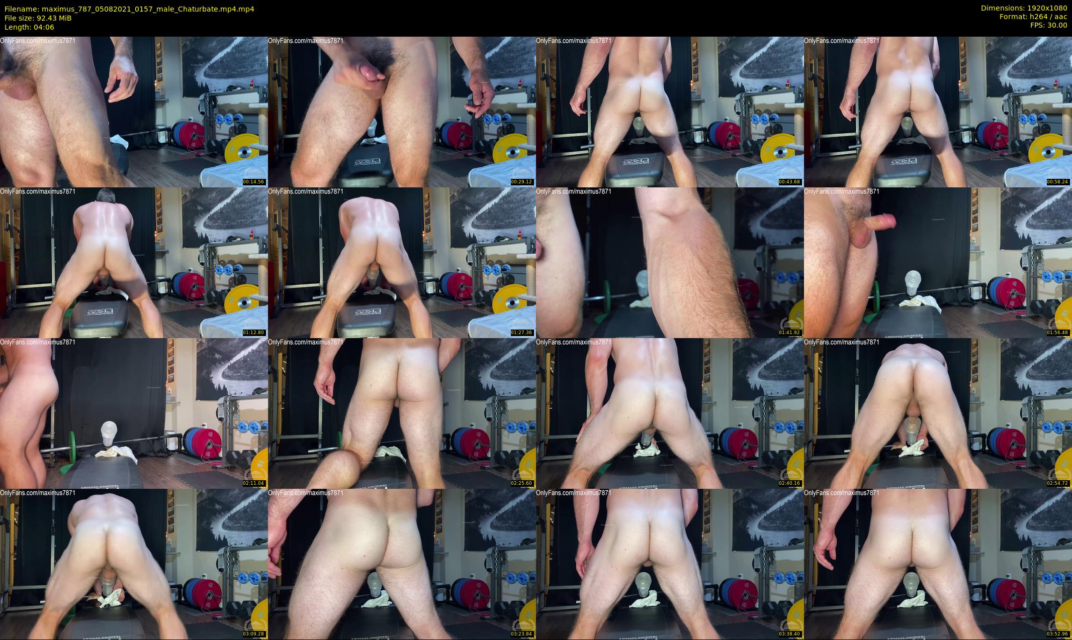 maximus_787 — 5 minute Chaturbate male cam show recording, 1080p, Aug 5, 2021