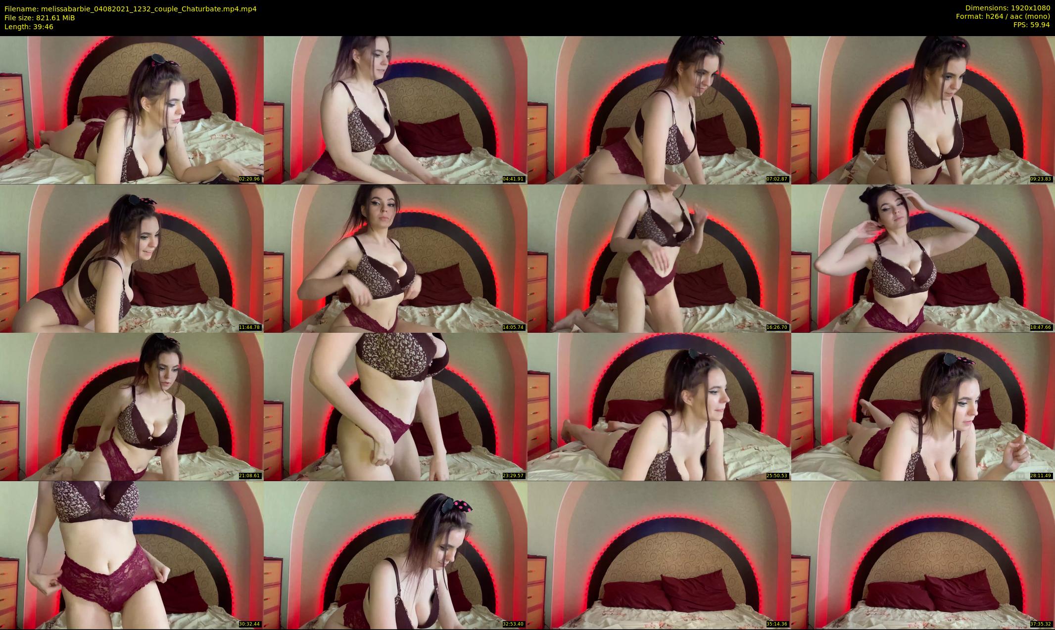 melissabarbie — 40 minute Chaturbate couple cam show recording, 1080p, Aug 4, 2021