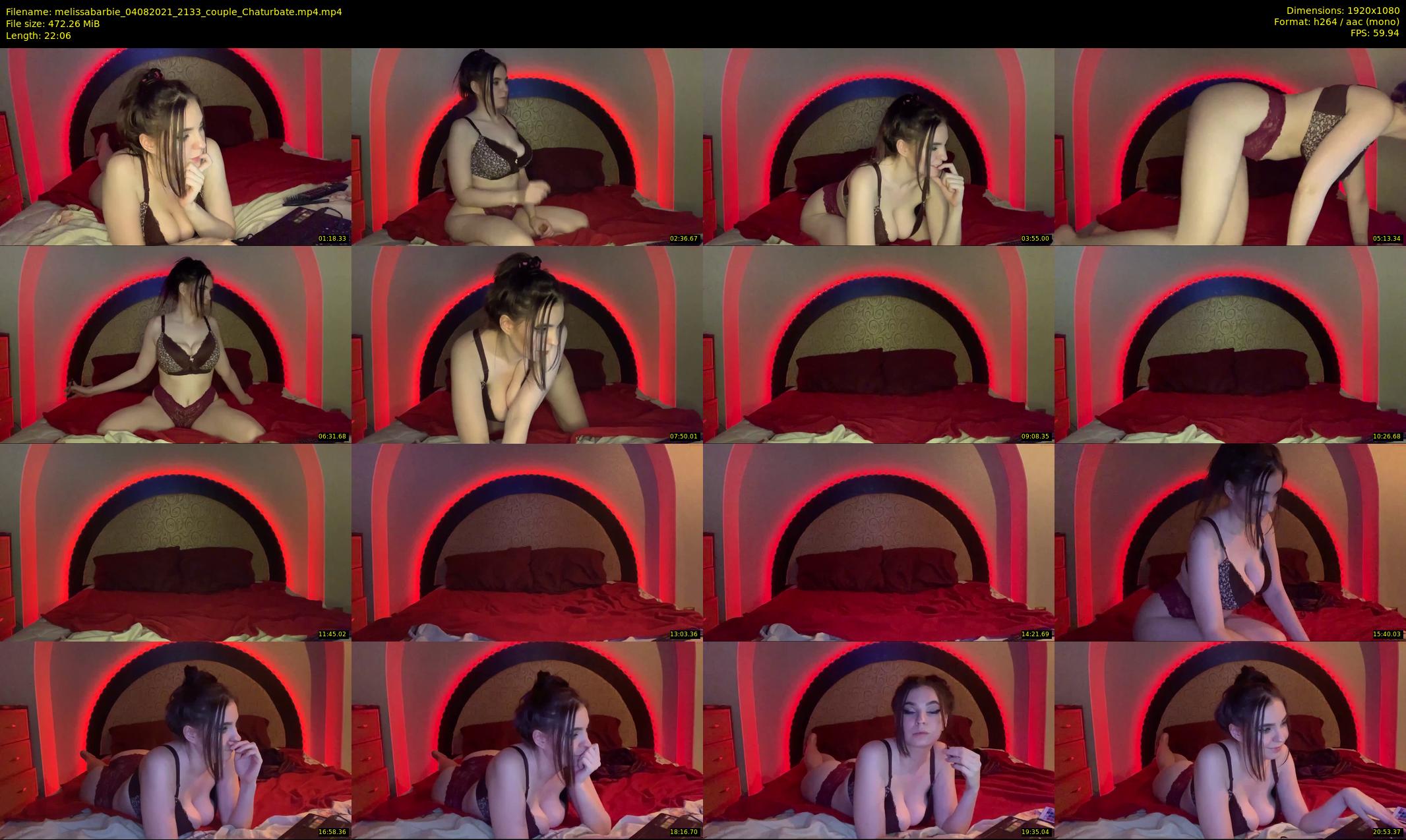 melissabarbie — 23 minute Chaturbate couple cam show recording, 1080p, Aug 4, 2021